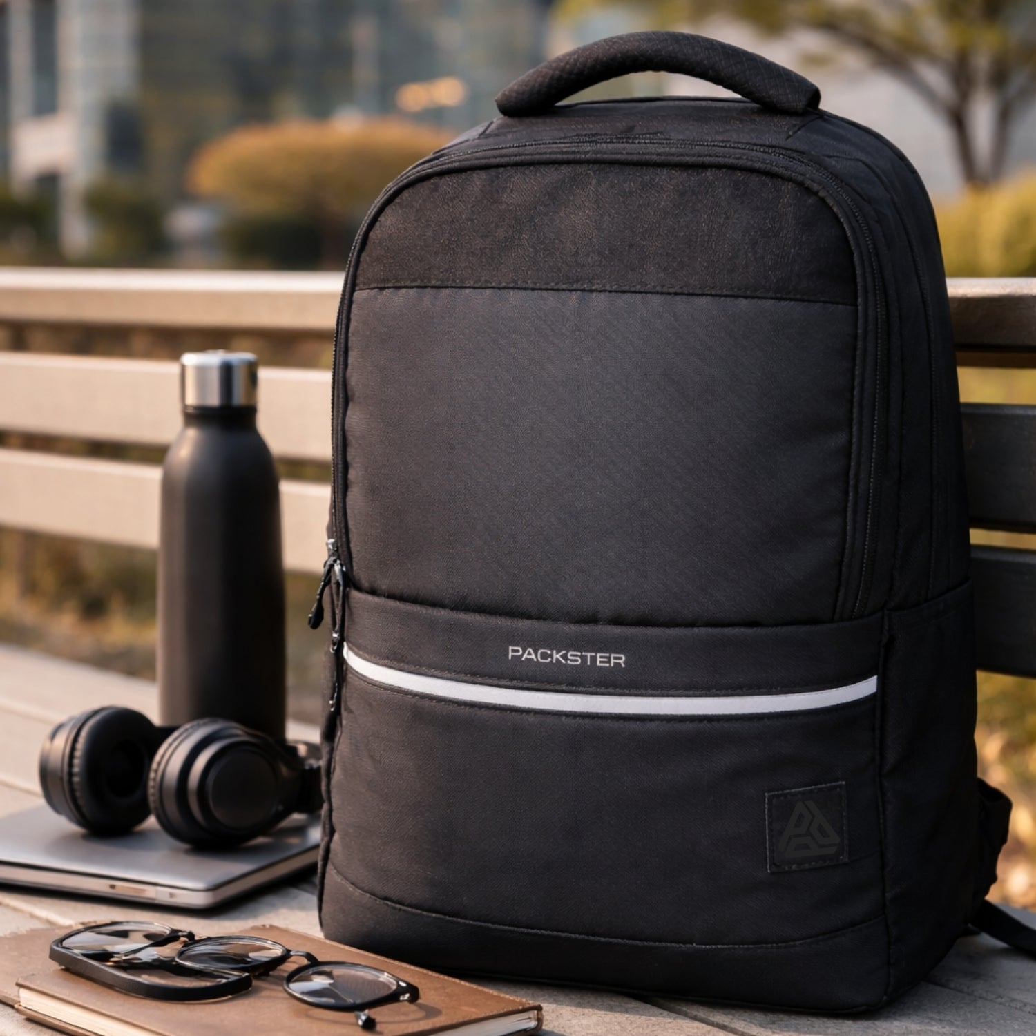 How Style Meets Professional Performance? Packster Matt Black Laptop Backpack
