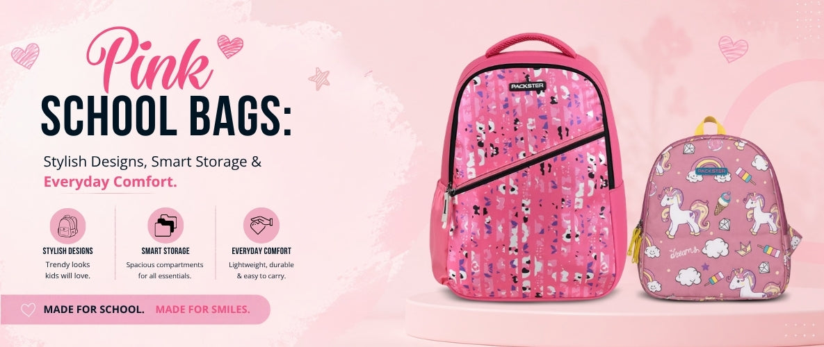 Pink School Bags
