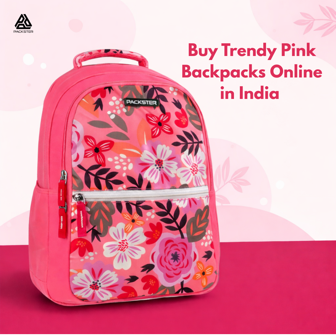Buy Trendy Pink Backpacks Online in India