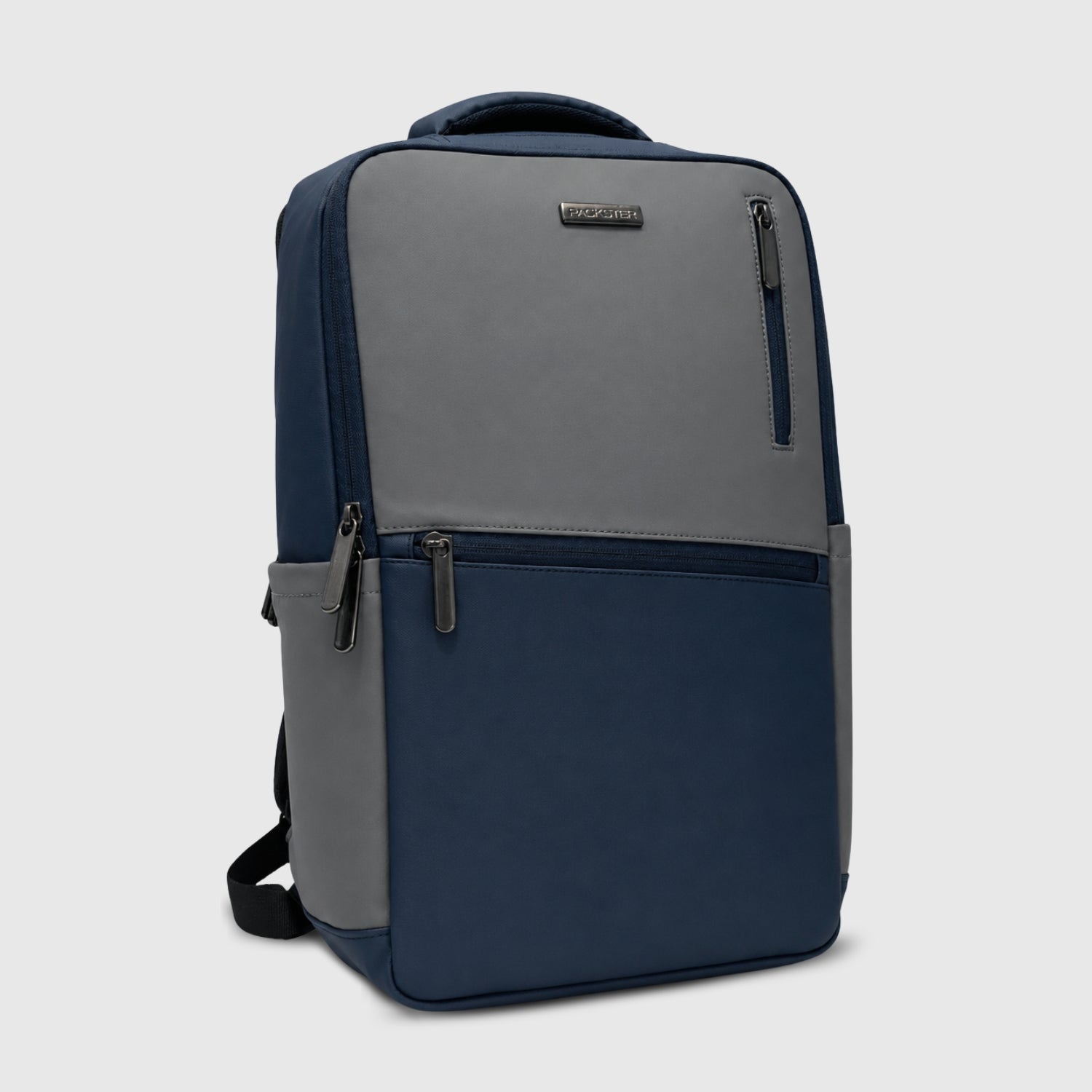 Grey Navy Professional Laptop Bag