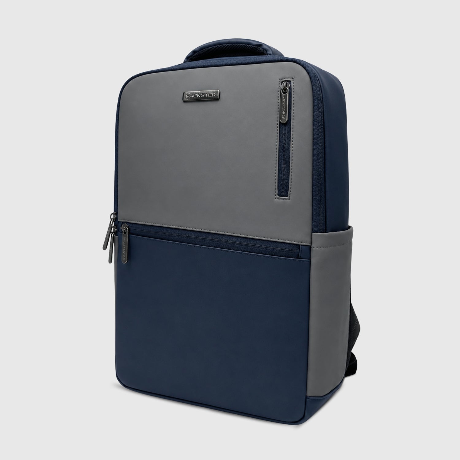 Grey Navy Professional Laptop Bag