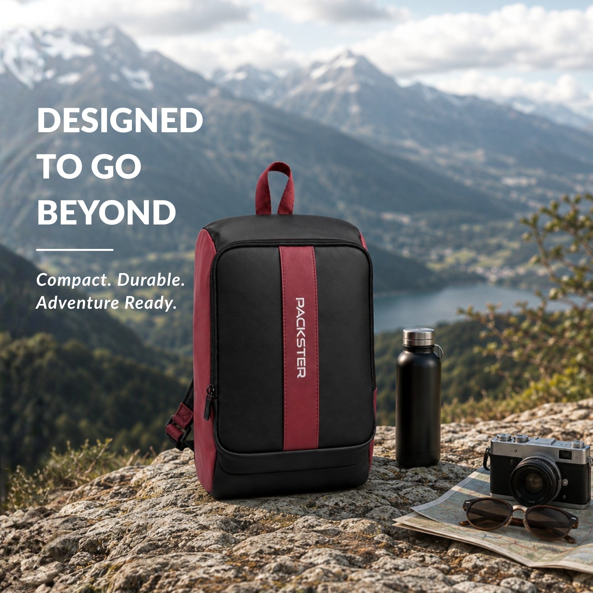 Maroon Sling Bag for Men &amp; Women