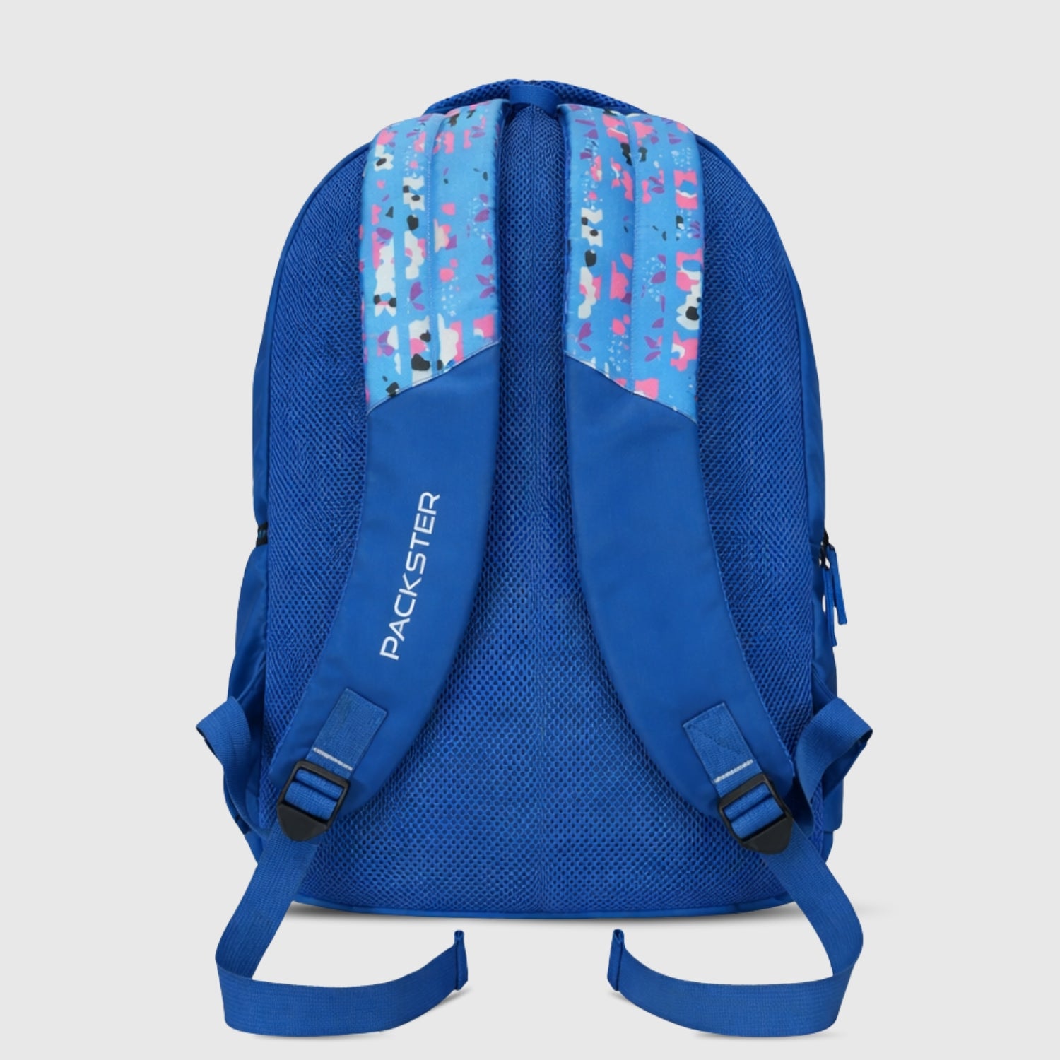 Packster 30L Kids School Bag for Girls 8–12 Years | BTS Twilight Series | Water-Resistant Casual Bag | Triple Compartment | Comfortable Padded Design | Durable Daily Use Backpack (Blue)