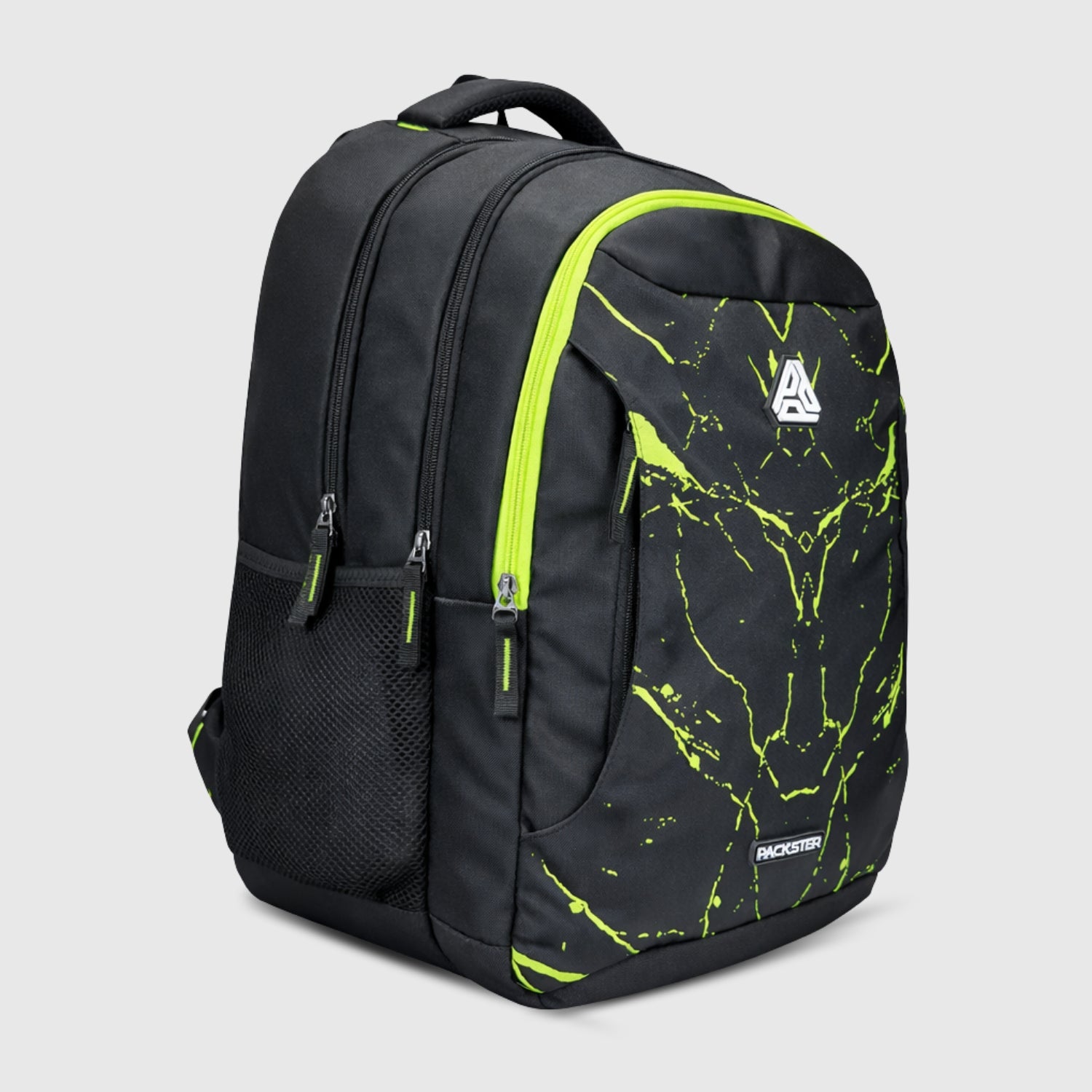 Packster BTS Spark 40L Backpack, Triple Compartment Design with Laptop Sleeve, Water Resistant Casual Office & Travel Bag for Men & Women