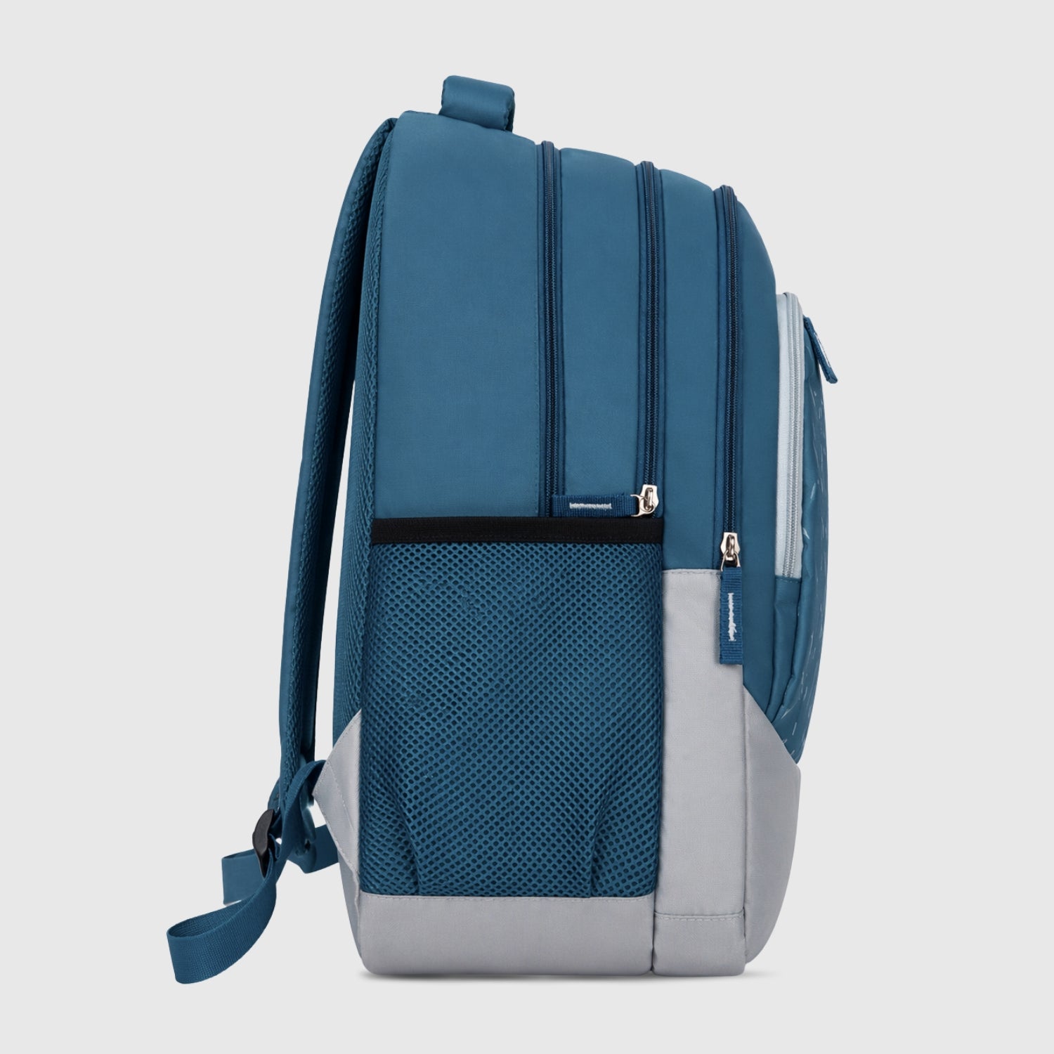 Packster KIAN Teal 37L Teal Blue Backpack for Boys & Girls | Triple Compartment Laptop Bag with Organizer, Bottle Holder & 1 Year Warranty