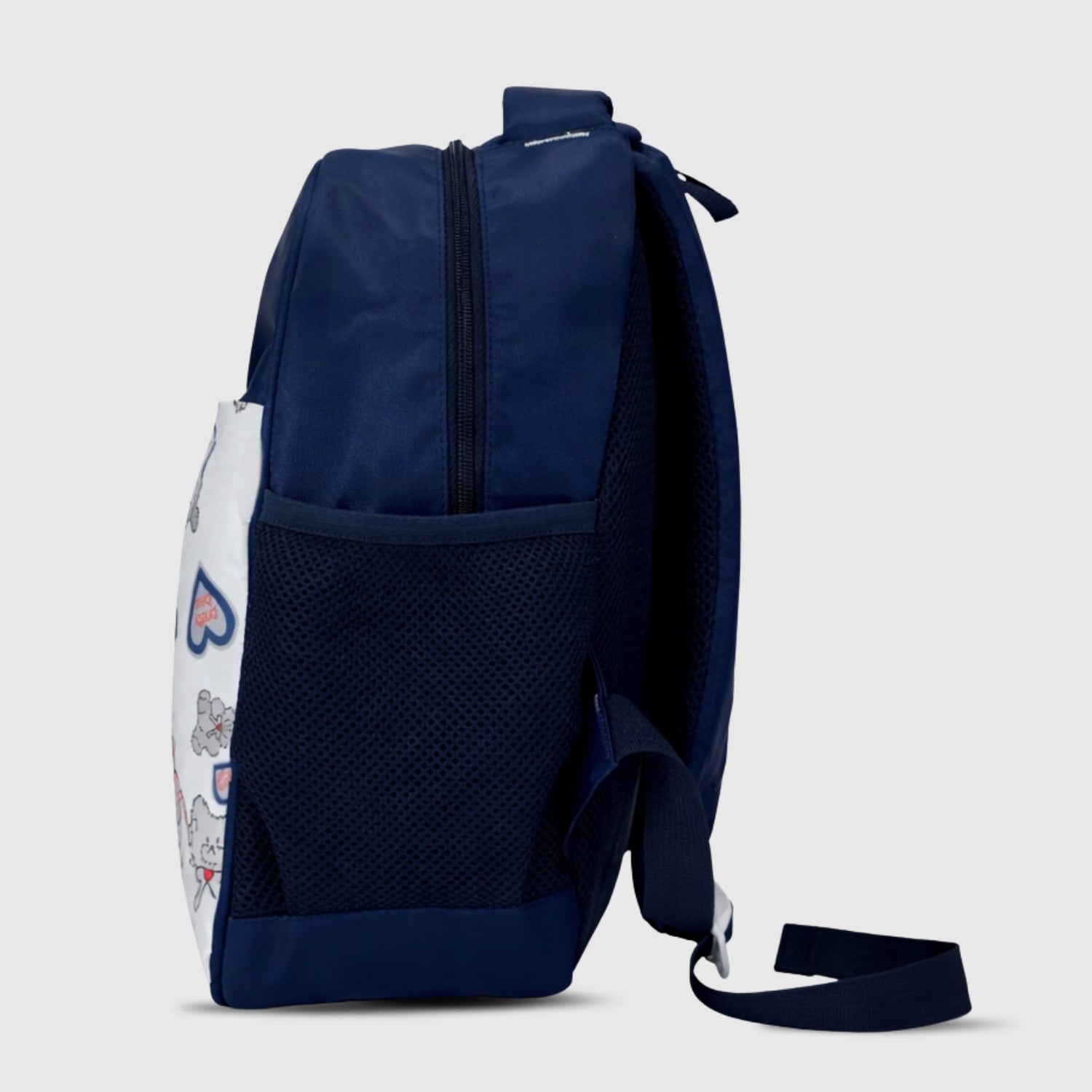 Packster PRE-Bear Blue 9L Toddler Backpack | Knit Twill Polyester | Water-Resistant Kids School Bag | Padded Back | Bottle Holder | Adjustable Straps | School bag for kids 3-5 Years