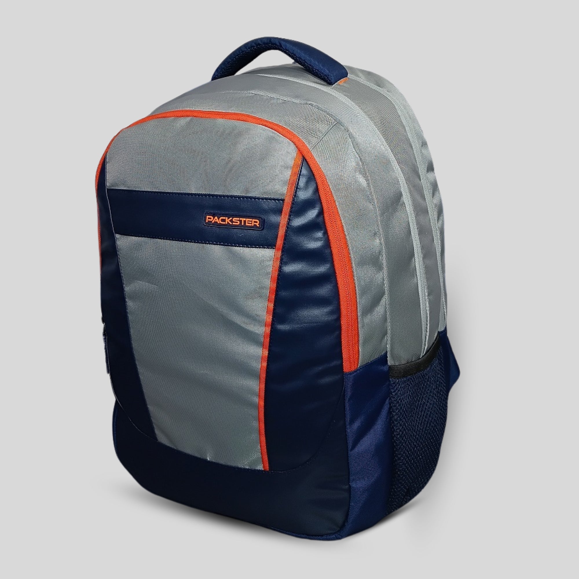 Packster BTC Series – BTC-PIVOT Casual Laptop Backpack | Grey/Navy | 40L