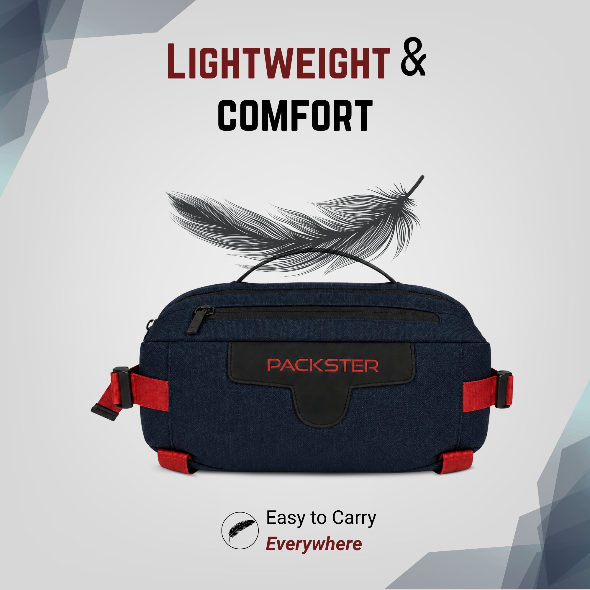 Navy Waist Bag for Men &amp; Women