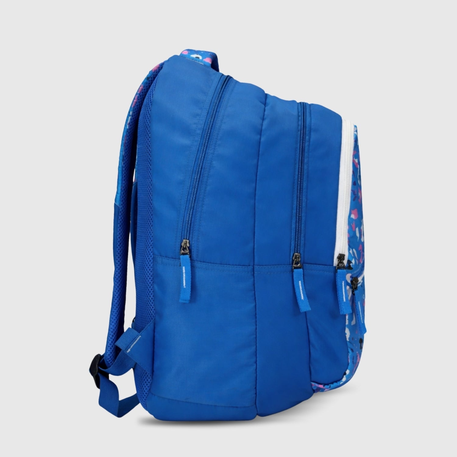 Packster 30L Kids School Bag for Girls 8–12 Years | BTS Twilight Series | Water-Resistant Casual Bag | Triple Compartment | Comfortable Padded Design | Durable Daily Use Backpack (Blue)