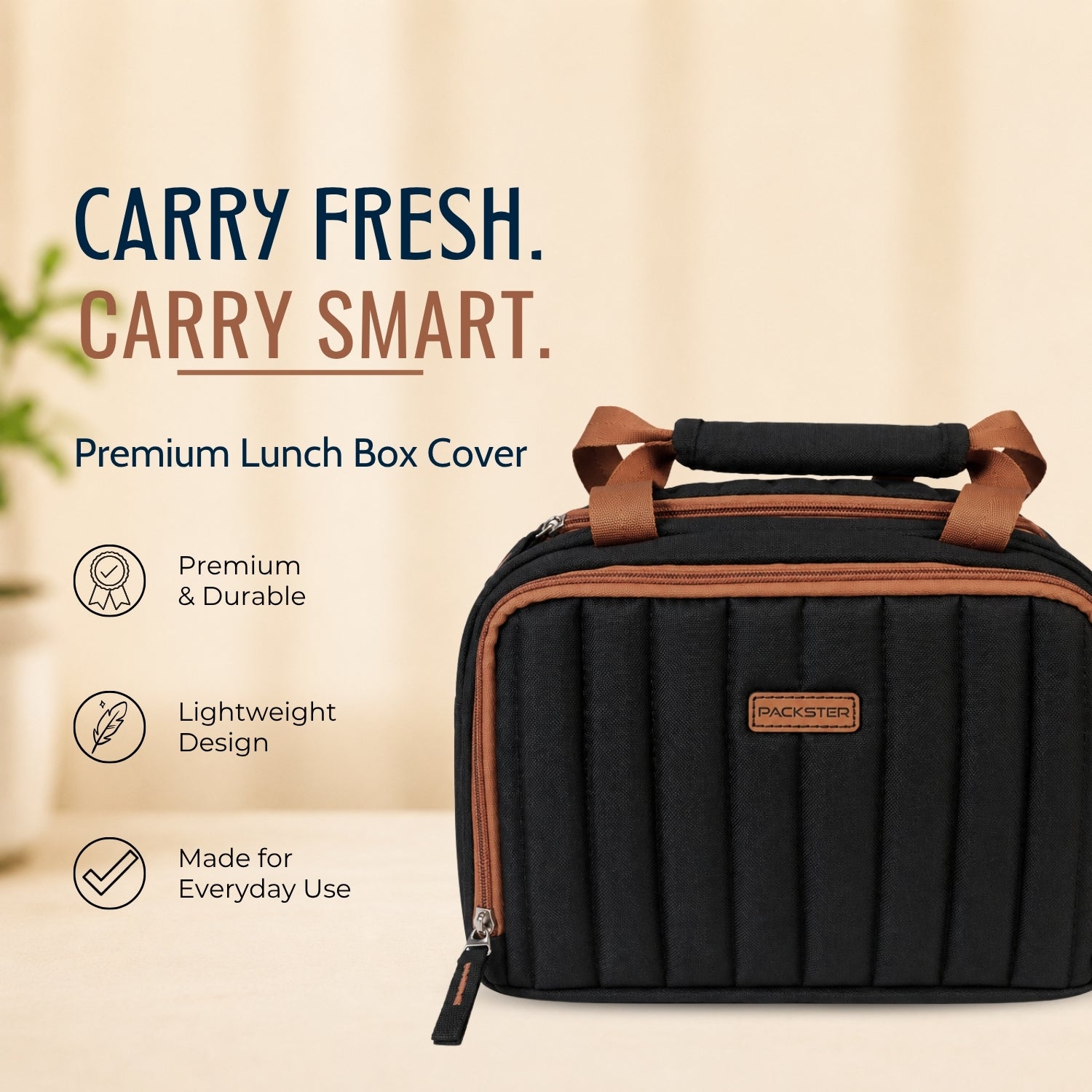 Black Lunch Bag