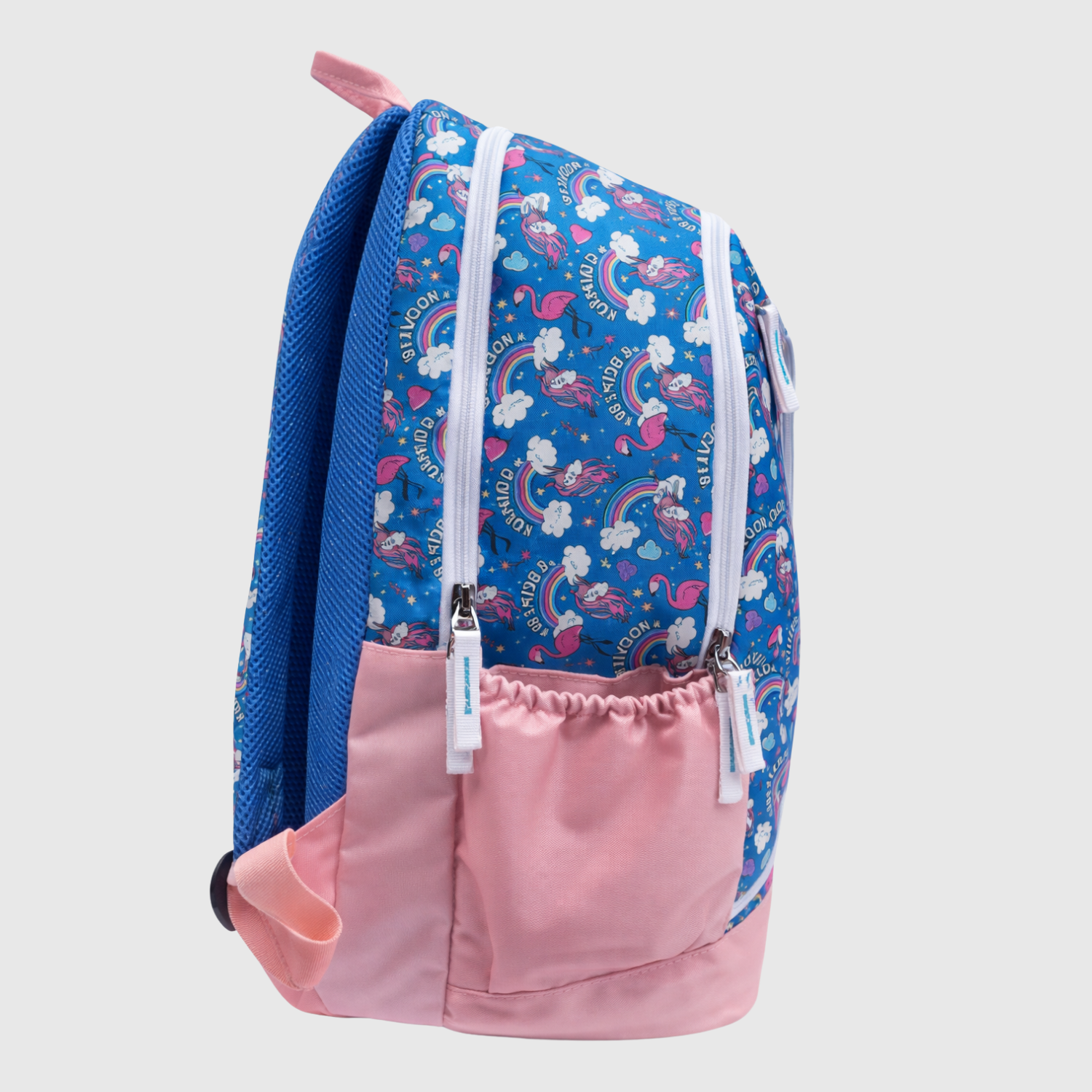 PACKSTER Princess Curious Blue Backpack – Water-Resistant, Lightweight, Multi-Compartment School Bag