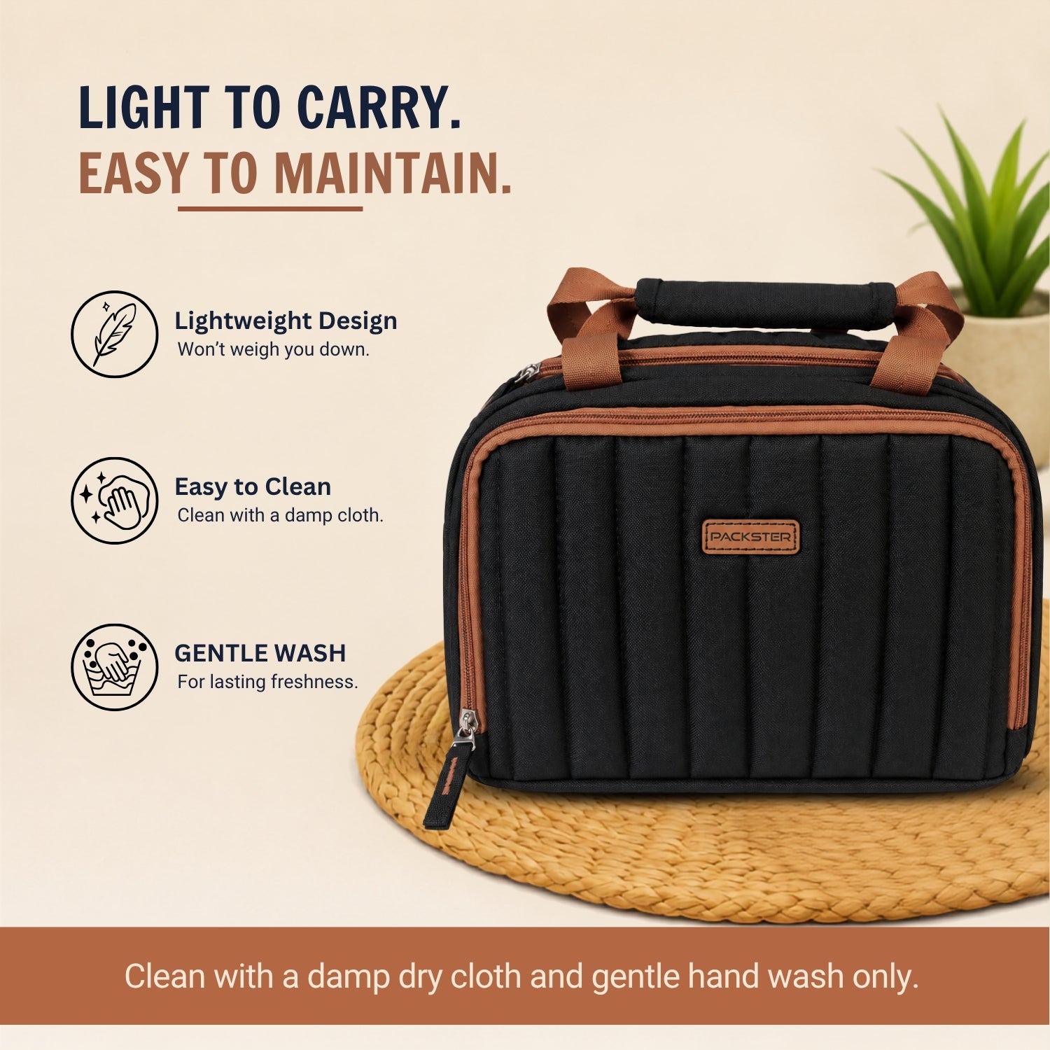 Black Lunch Bag