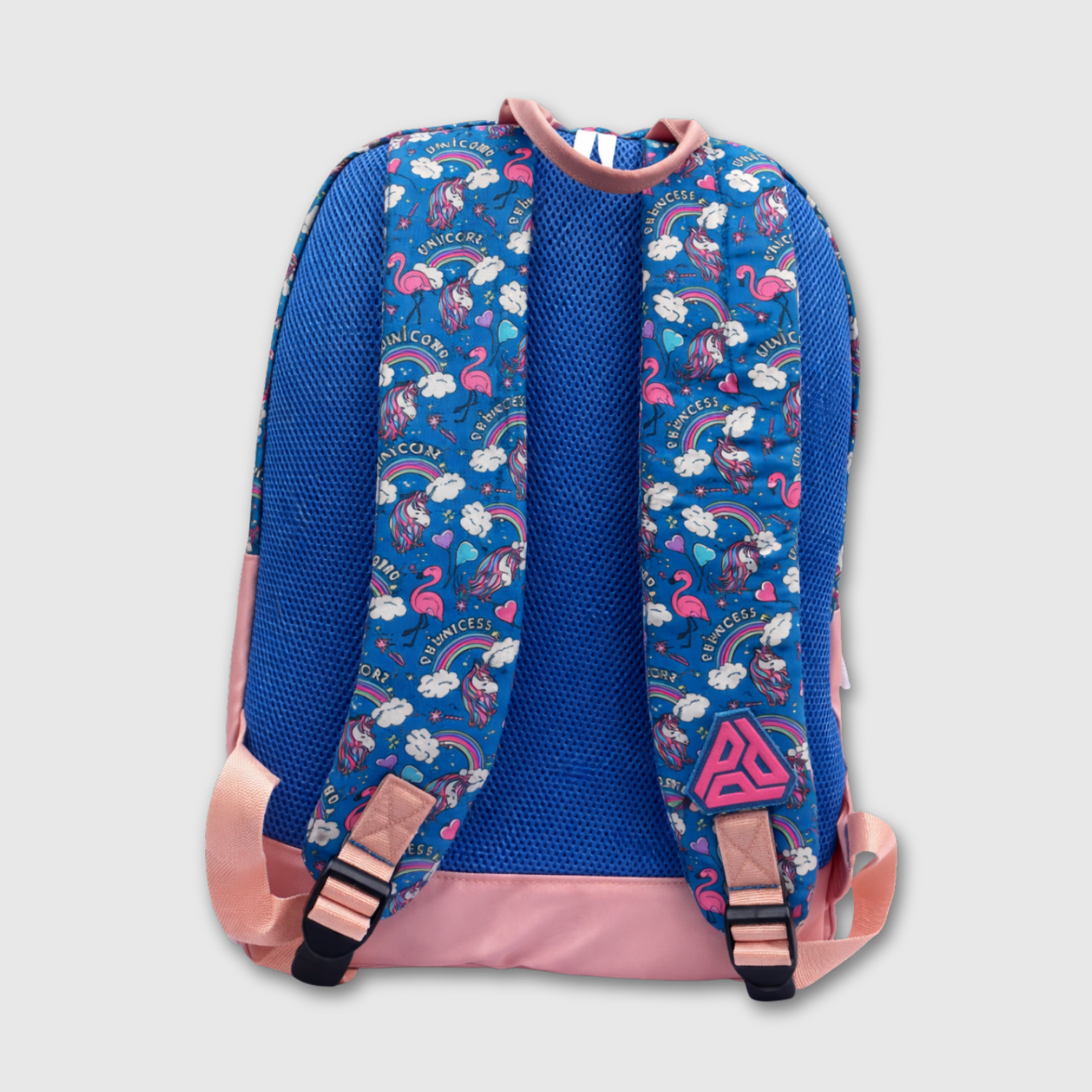 PACKSTER Princess Curious Blue Backpack – Water-Resistant, Lightweight, Multi-Compartment School Bag