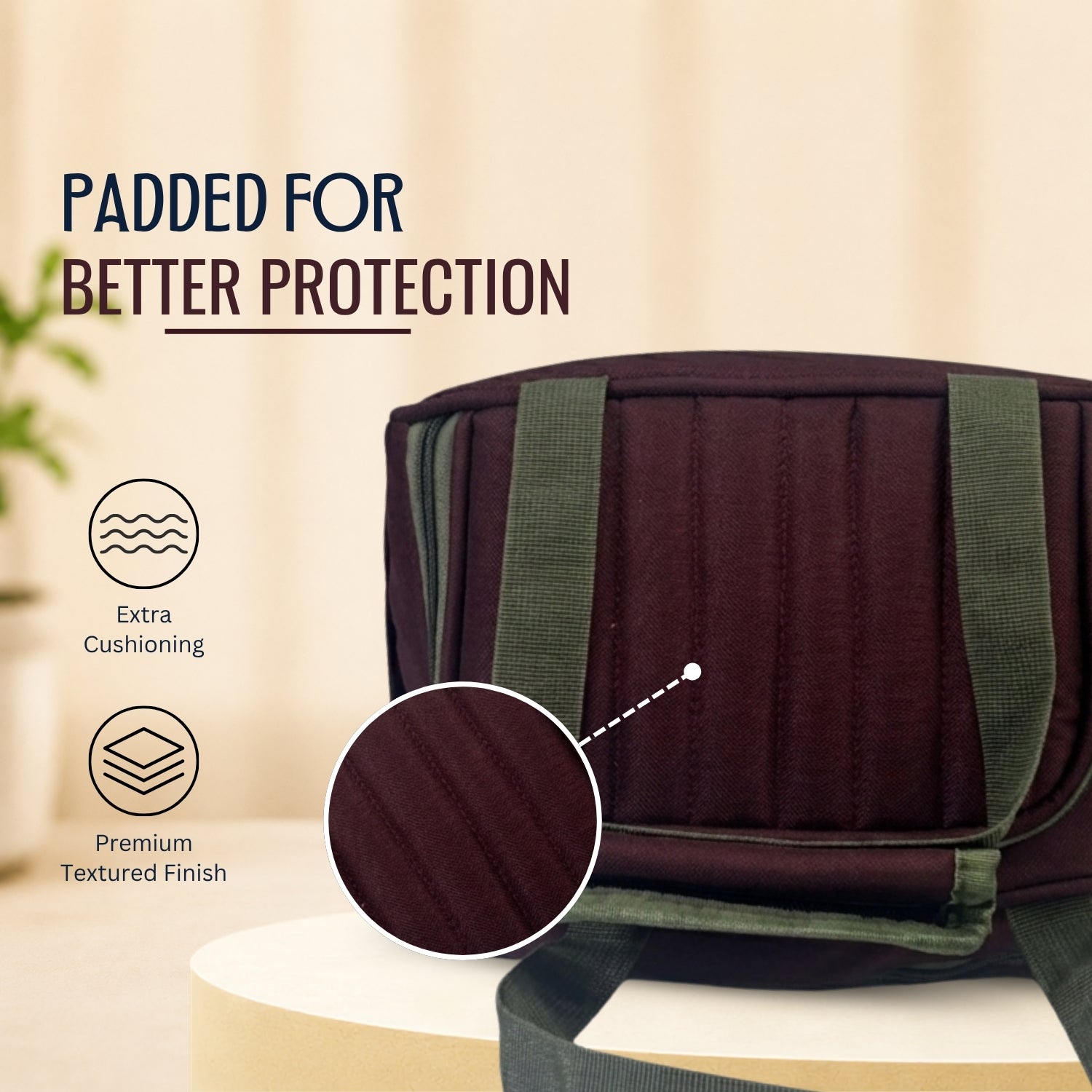 Maroon Lunch Bag