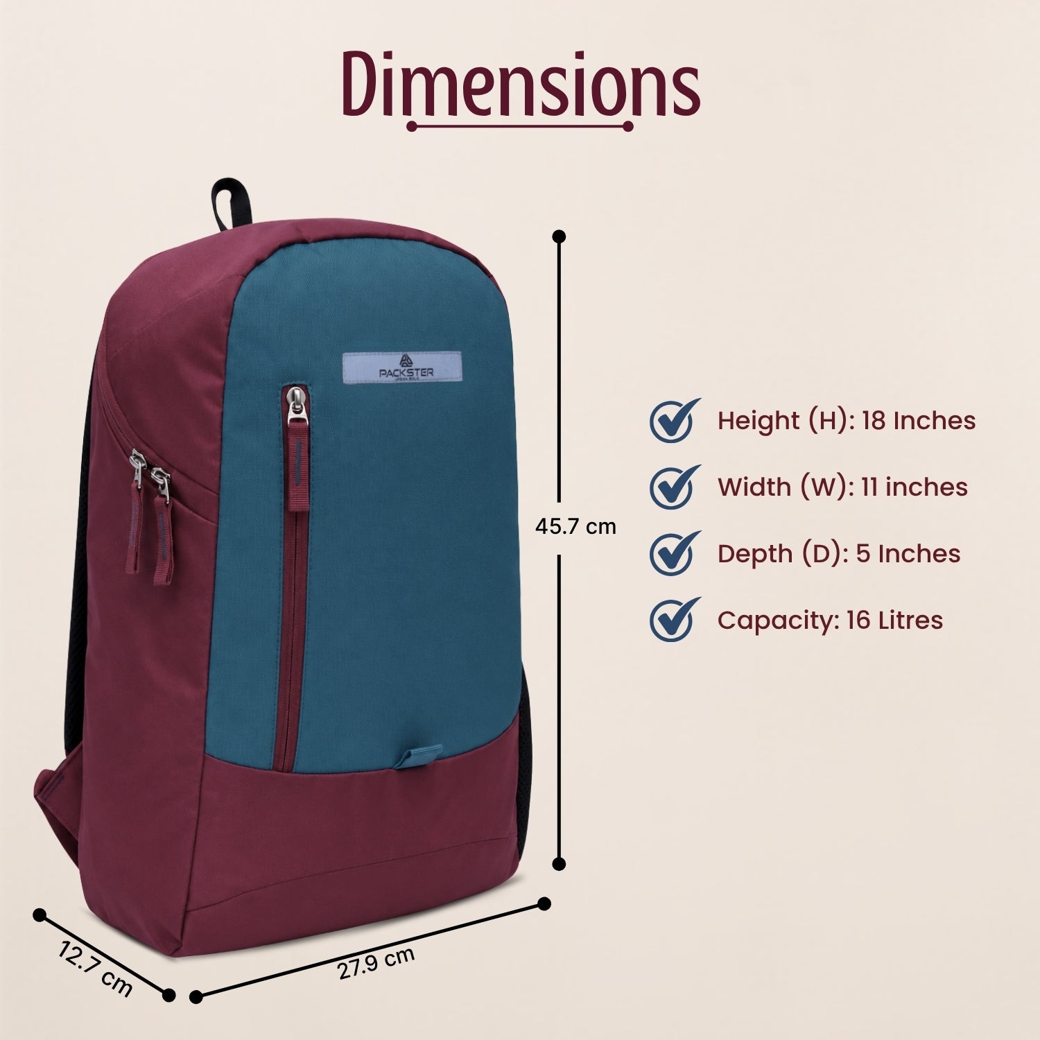 Ocean Blue Backpack