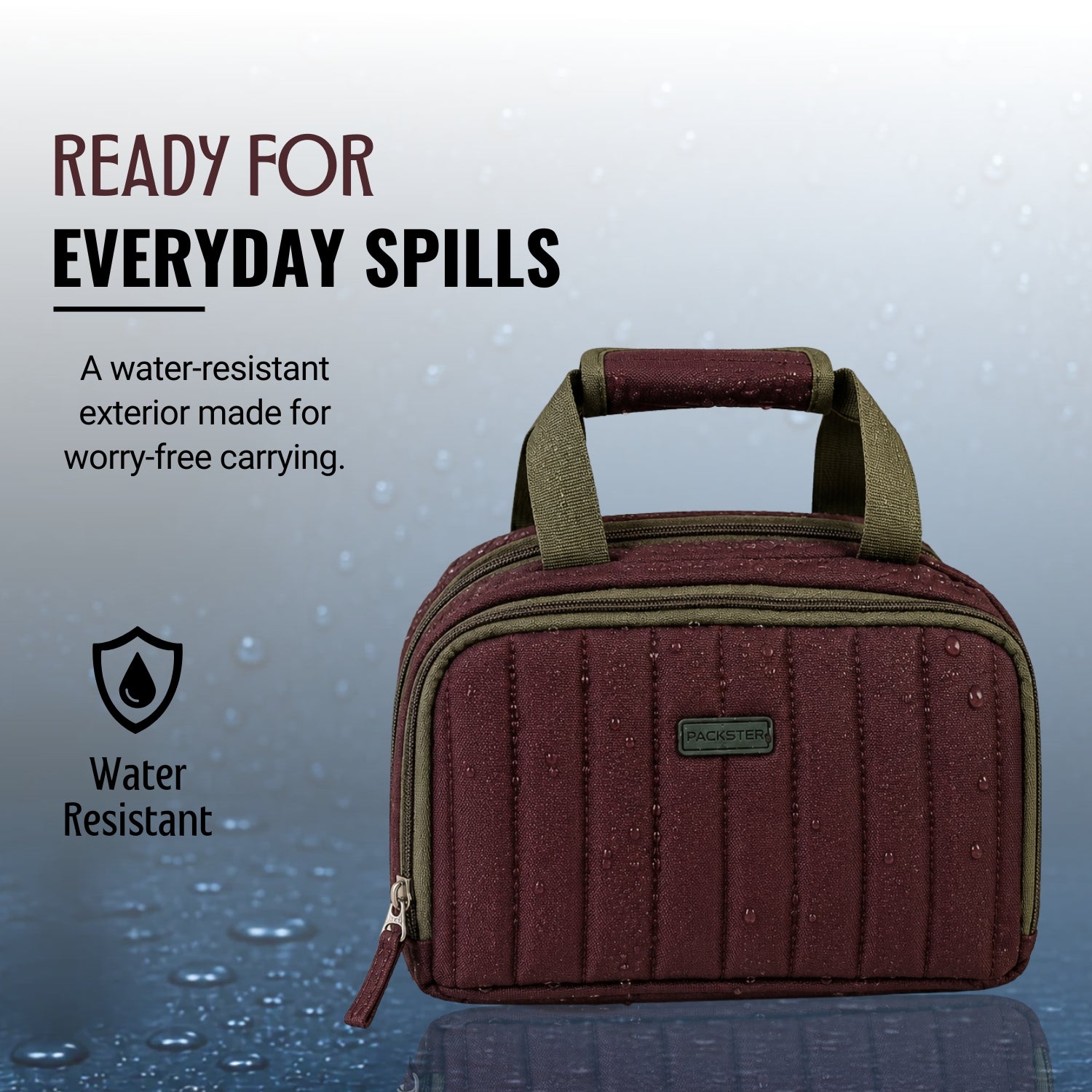 Maroon Lunch Bag
