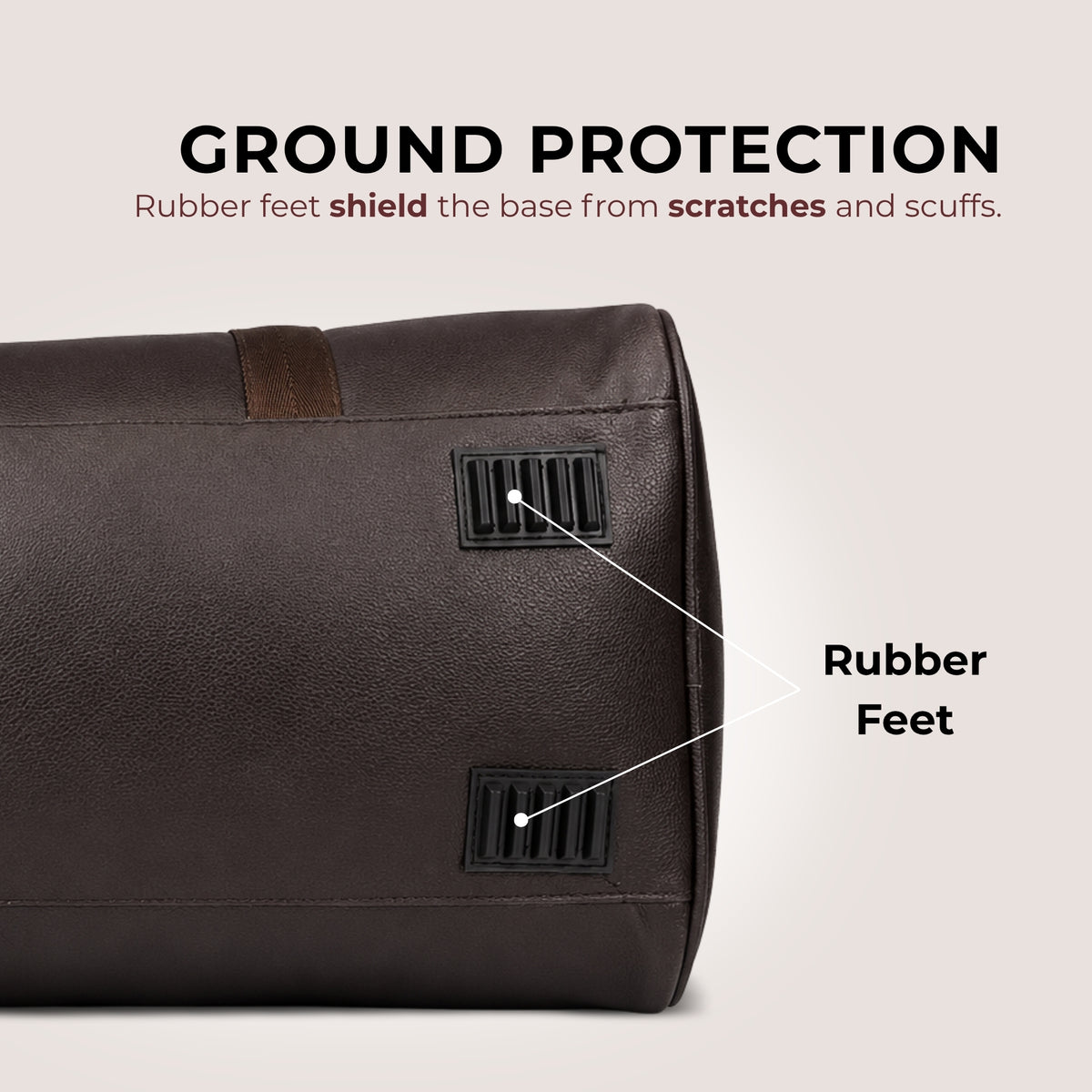 Brown Travel Duffle Bag for Men & Women