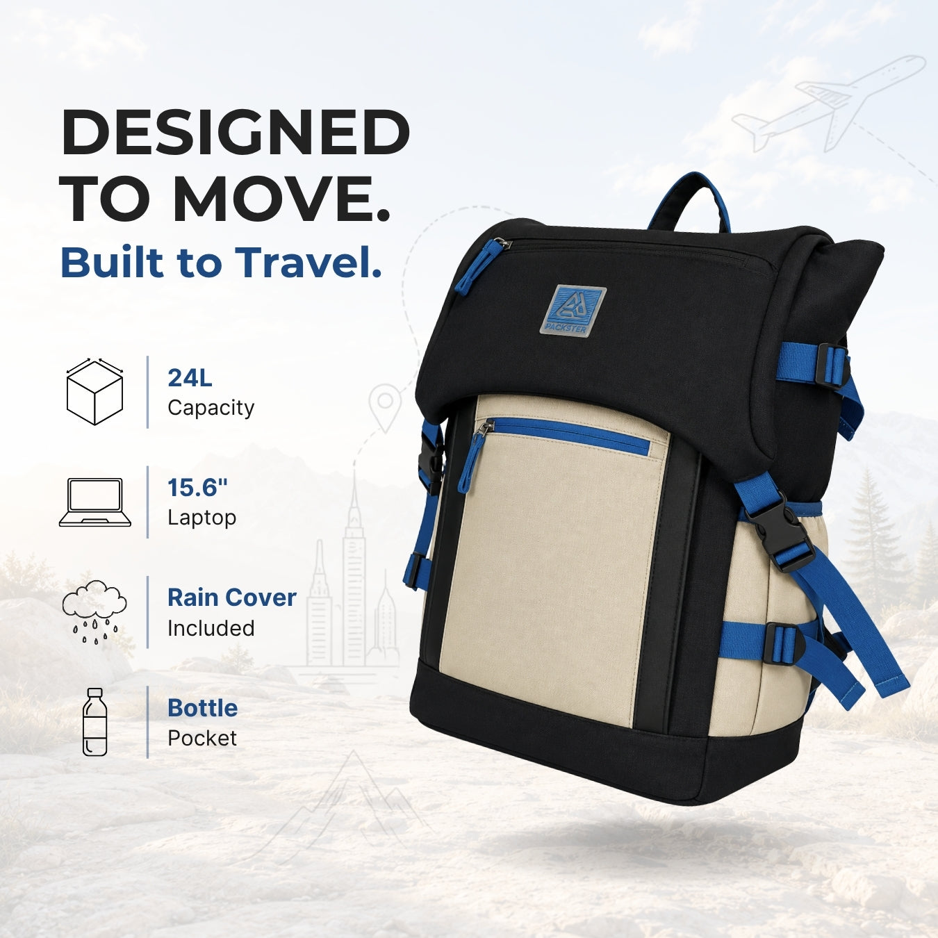 Travel Backpack for Men & Women 