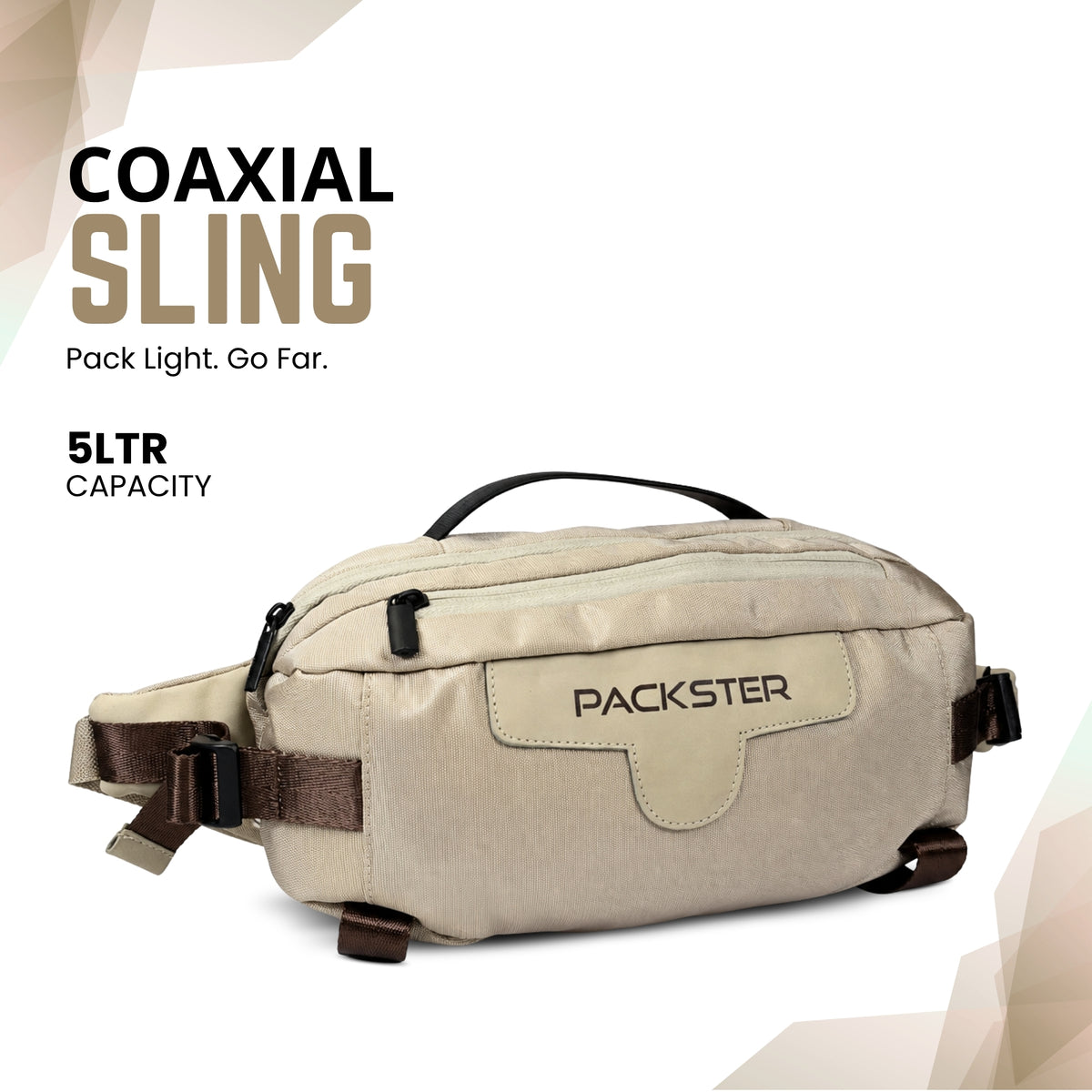 Beige Waist Bag
