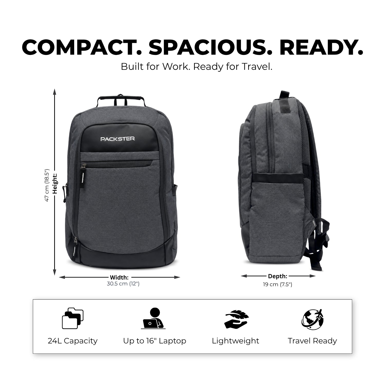 Laptop Backpack / Office Backpack / Travel Backpack