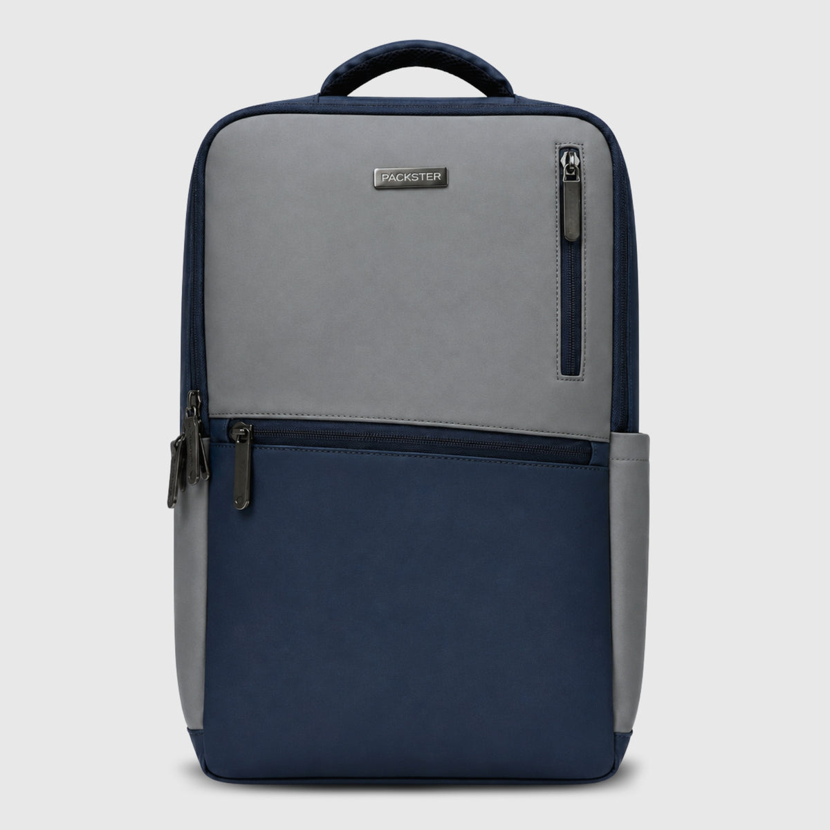 Grey Navy Professional Laptop Bag