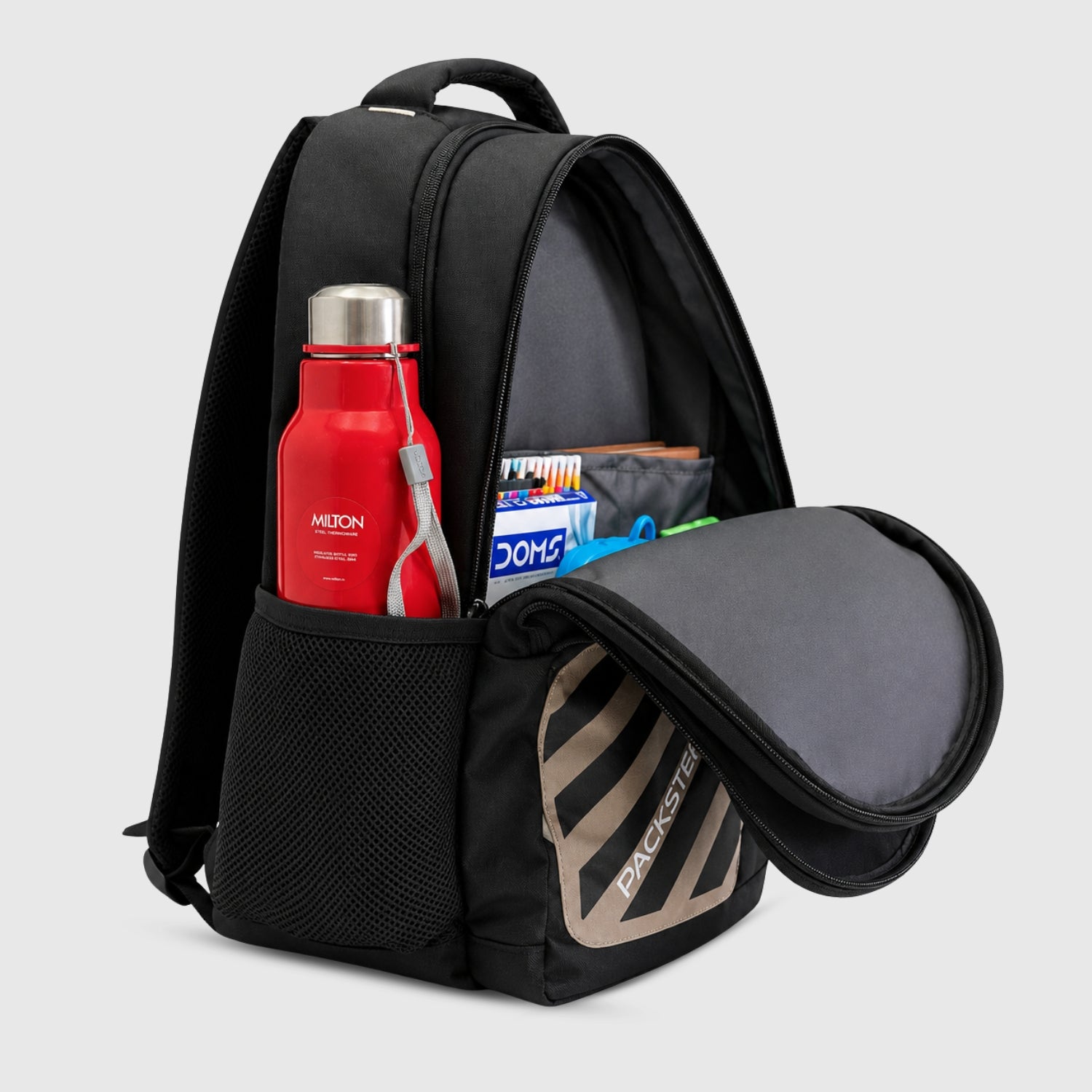 Black Laptop Backpack for Men