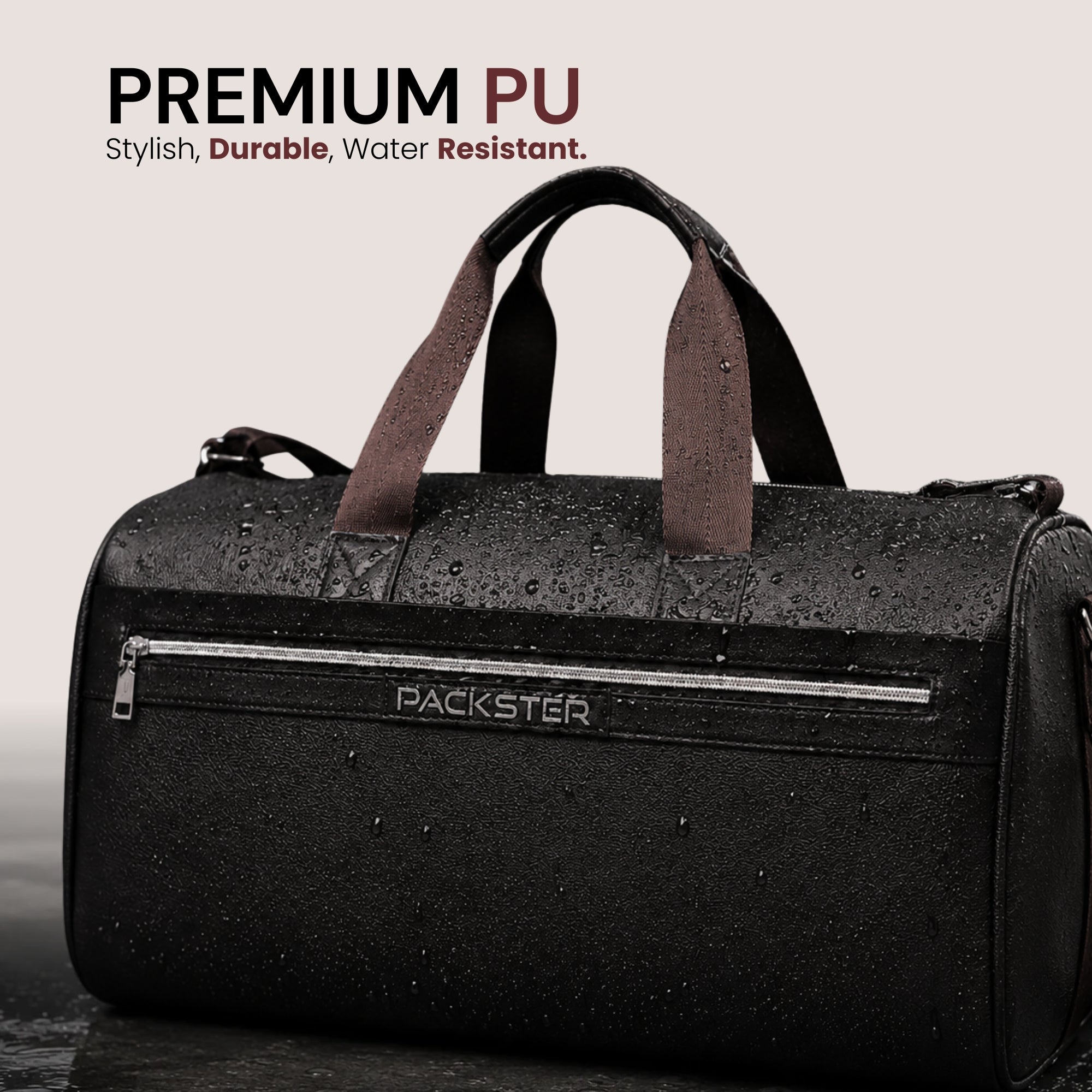Brown Travel Duffle Bag
