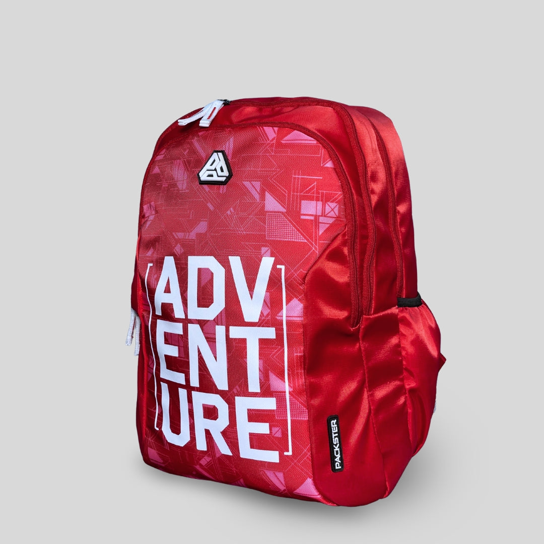 Packster BTC Series – BTC-ADVENTURE Casual Laptop Backpack | 36L | Red & Navy