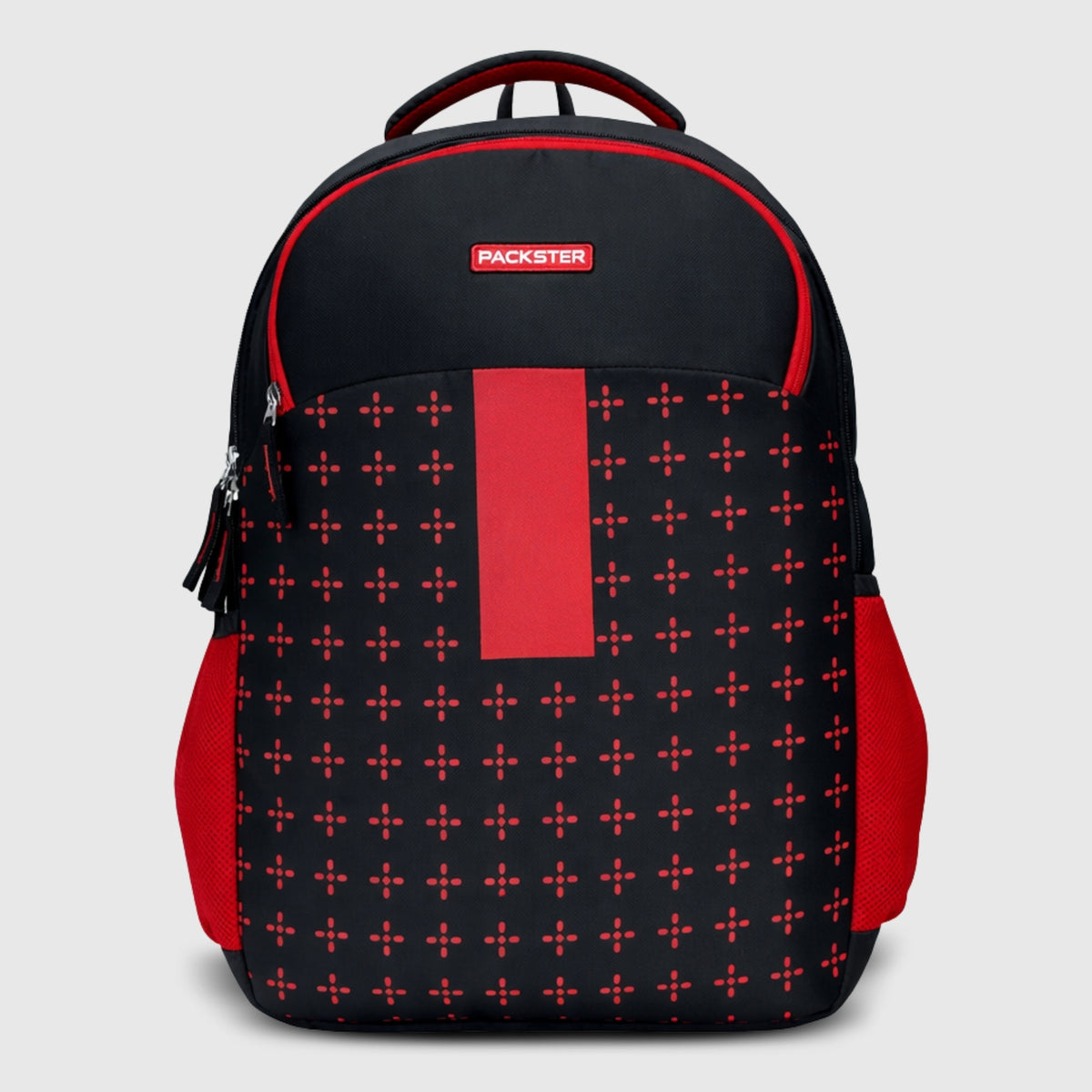 black and red backpack for boys