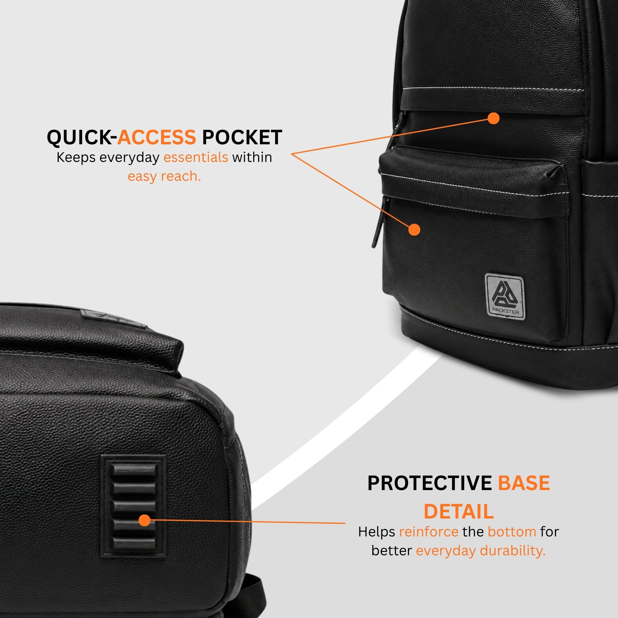 Black Laptop Backpack