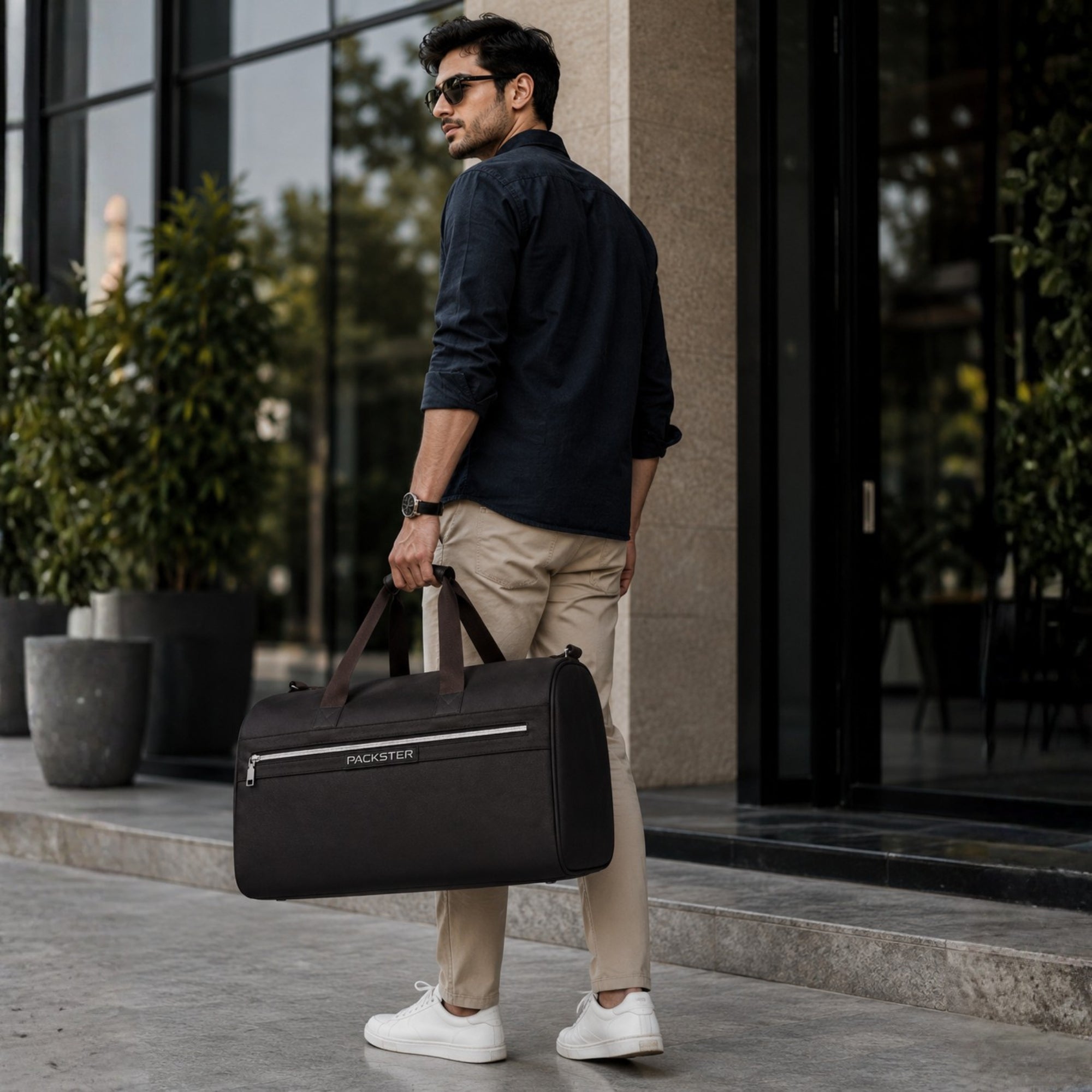 Brown Travel Duffle Bag