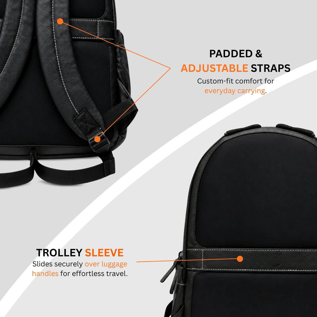 Black Laptop Backpack