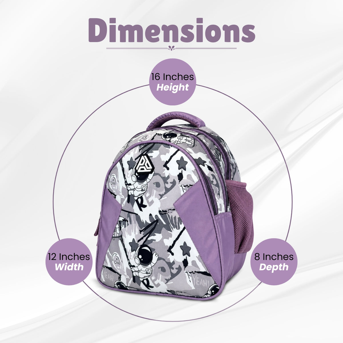 Lavender School Bag for Kids