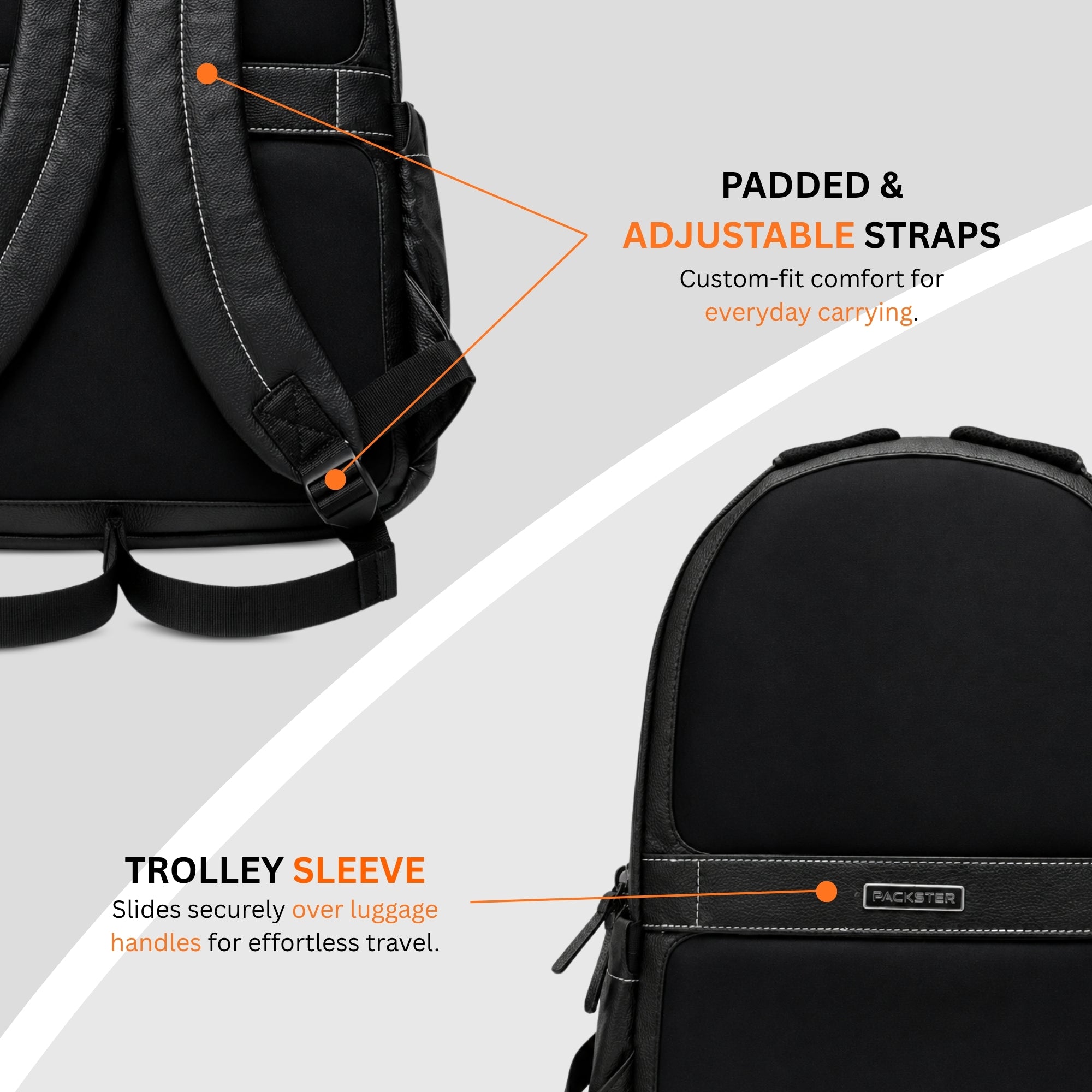 Black Laptop Backpack