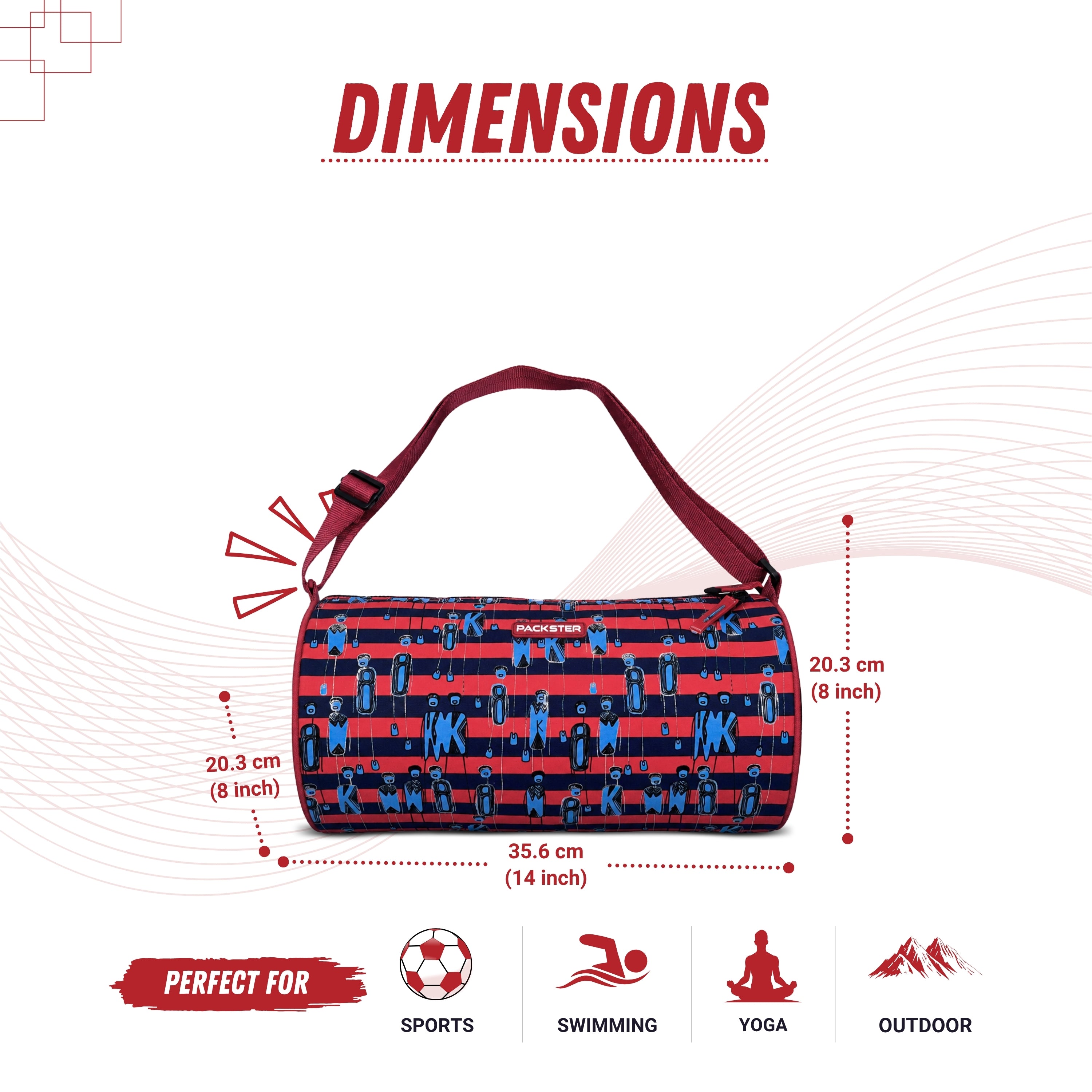 Kids Duffle Bag for Boys &amp; Girls