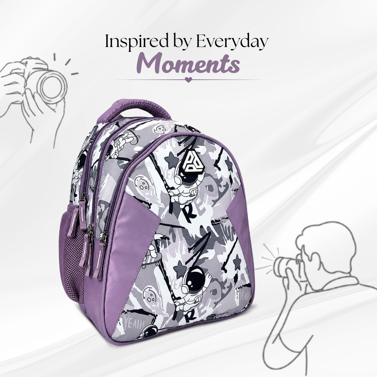 Lavender School Bag for Kids