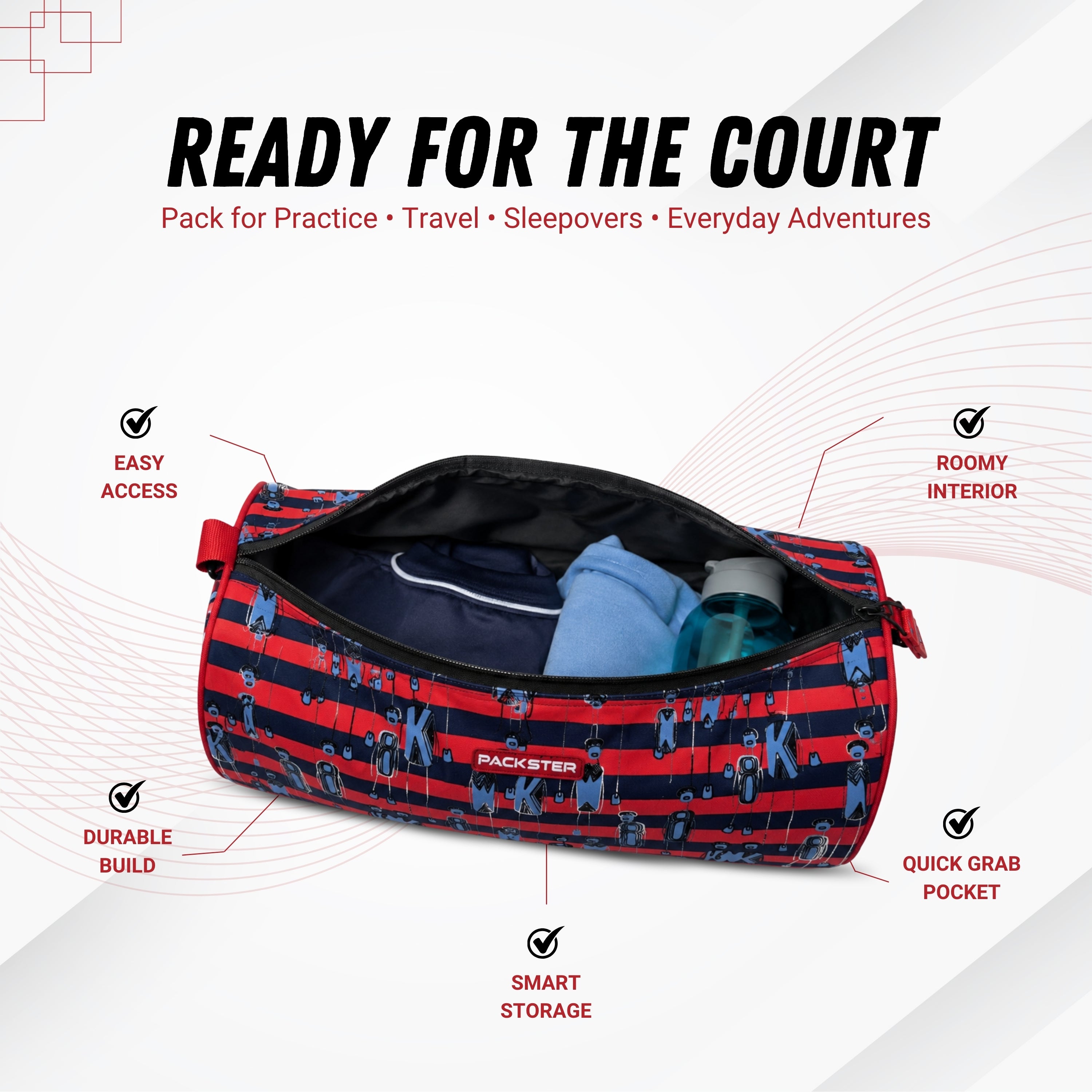 Kids Duffle Bag for Boys &amp; Girls