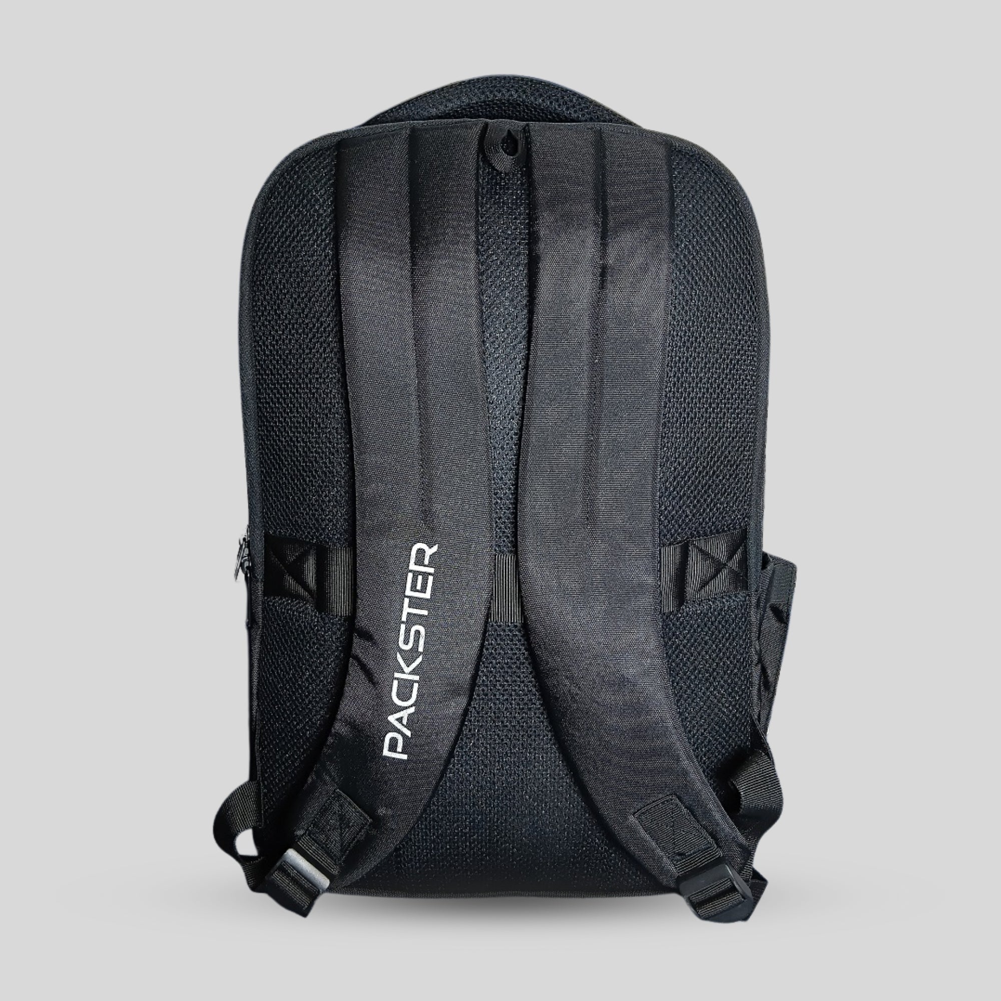 Premium Matt Black Travel Laptop Backpack | Packster CXR Series