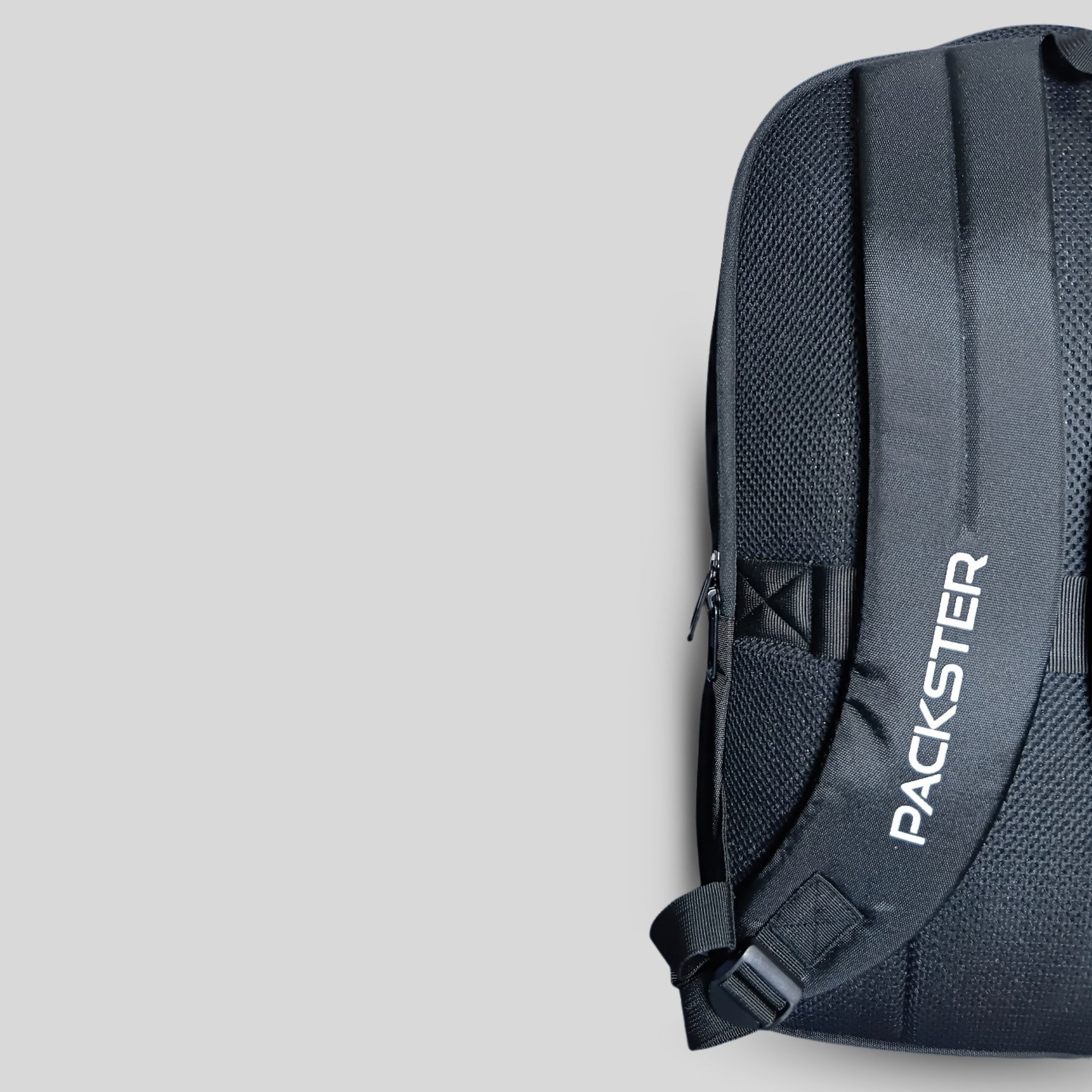 Premium Matt Black Travel Laptop Backpack | Packster CXR Series