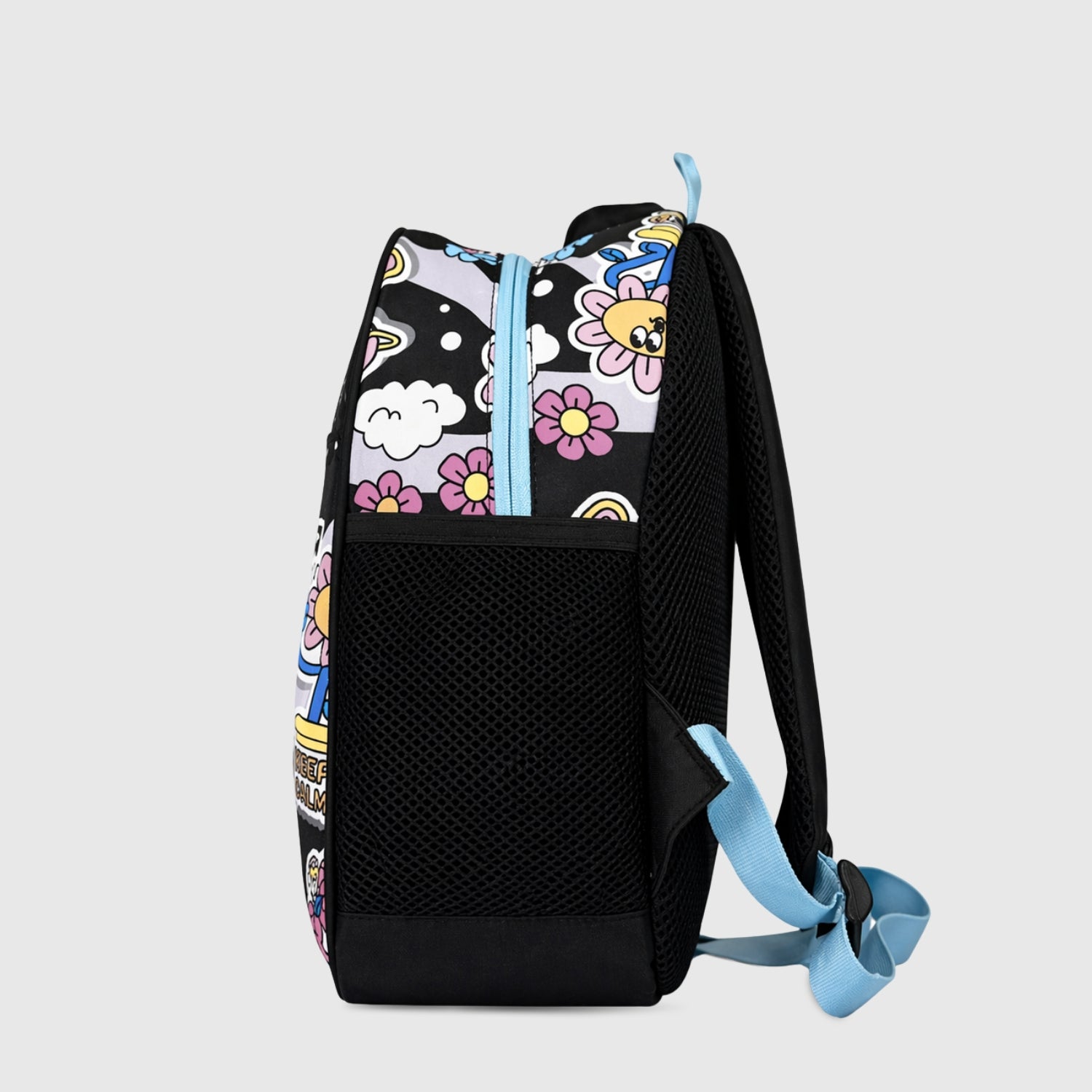 Packster SMALL-RELAX black 9L Toddler Backpack | Knit Twill Polyester | Water-Resistant Kids School Bag | Padded Back | Bottle Holder | Adjustable Straps | School bag for kids 2-5 Years