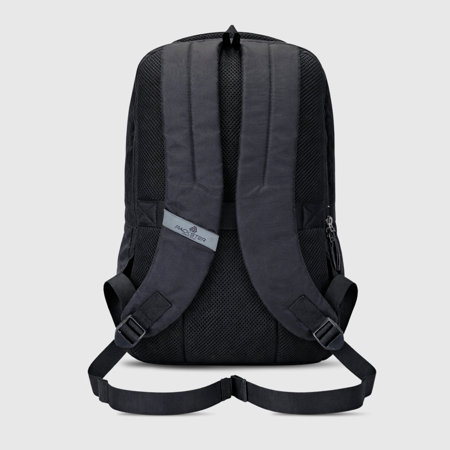 Agate 28L Laptop Backpack Black Water Resistant Lightweight Office Travel Bag with Padded Laptop Compartment & Trolley Sleeve