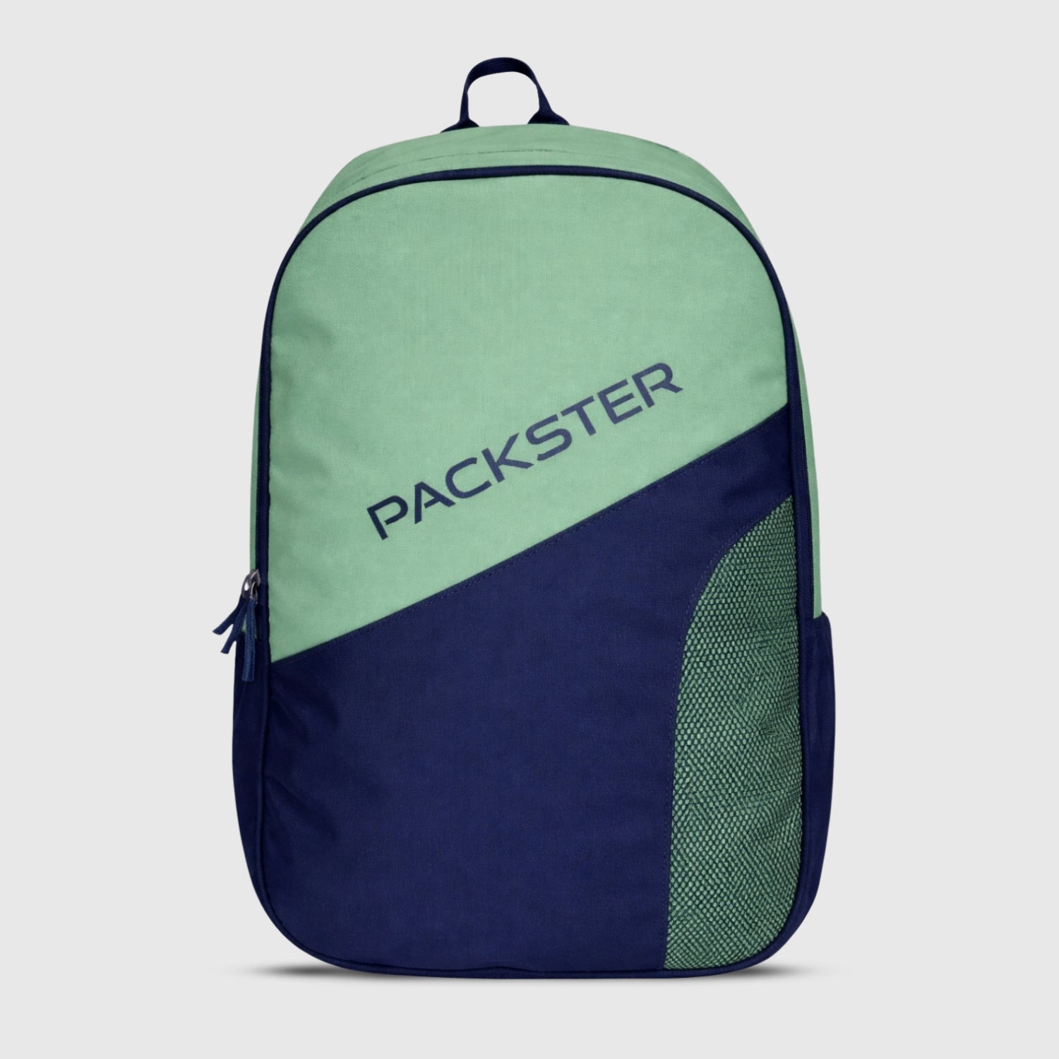 Packster BTC Horizon 35L Casual Laptop Backpack for Men & Women | Water-Resistant | Triple Compartment | Lightweight Durable College, Travel & Daily Use Bag with Bottle Holders (Sage/Navy)