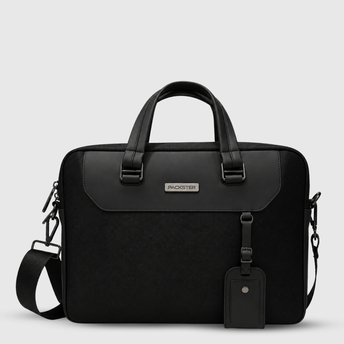 Black Messenger Bag for Men and Women