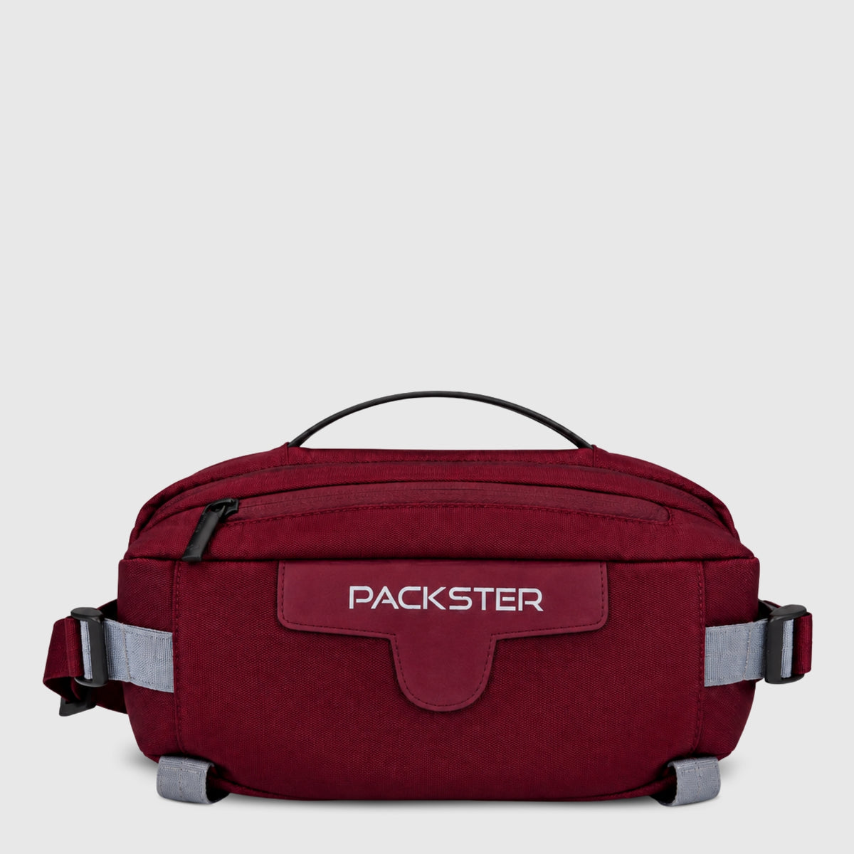 Maroon Waist Bag for Men and Women