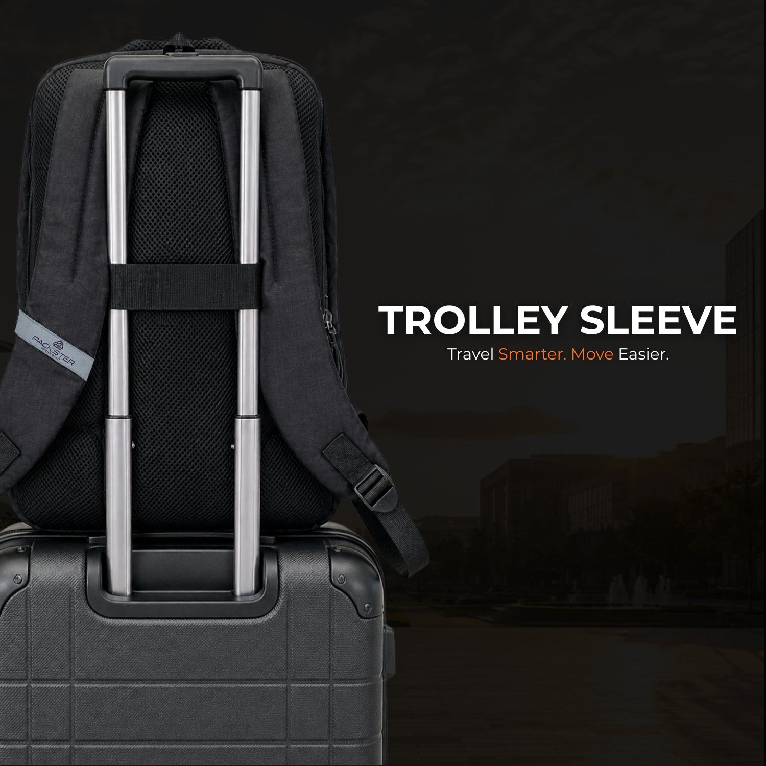  Black Laptop Backpack 