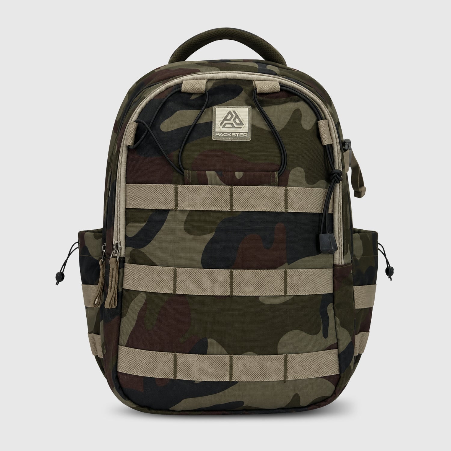  Khaki Travel Backpack 