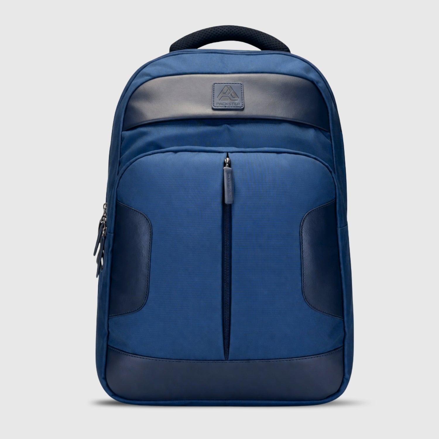 Agate 28L Laptop Backpack Navy Water Resistant Lightweight Office Travel Bag with Padded Laptop Compartment & Trolley Sleeve