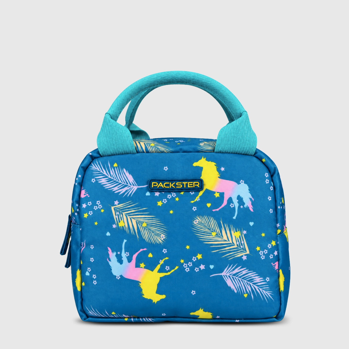 Packster Tiny Trails Teal 4.8L Lunch Bag for Girls