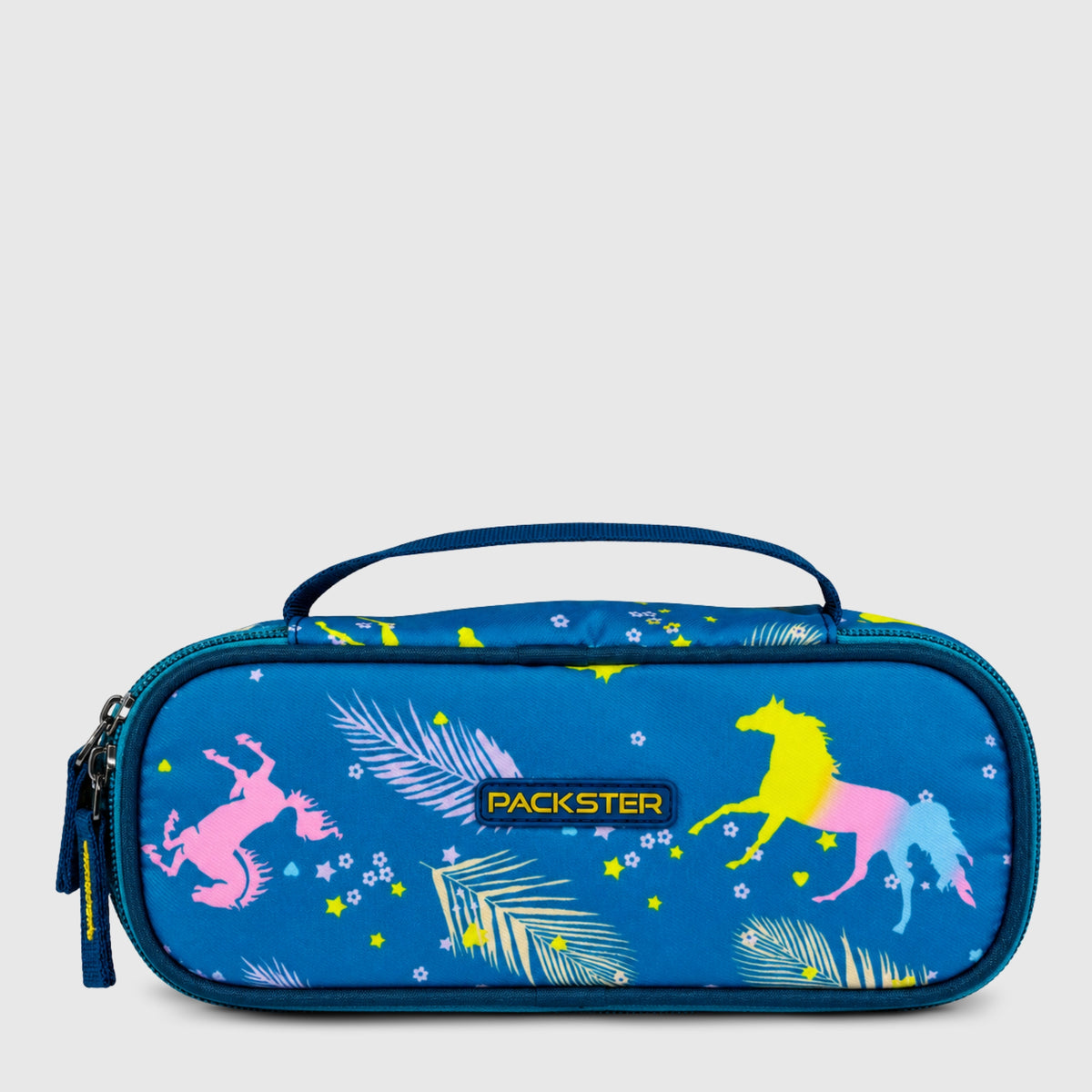 Packster Tiny Trails Teal 1.5L Unicorn Printed Pouch for Girls