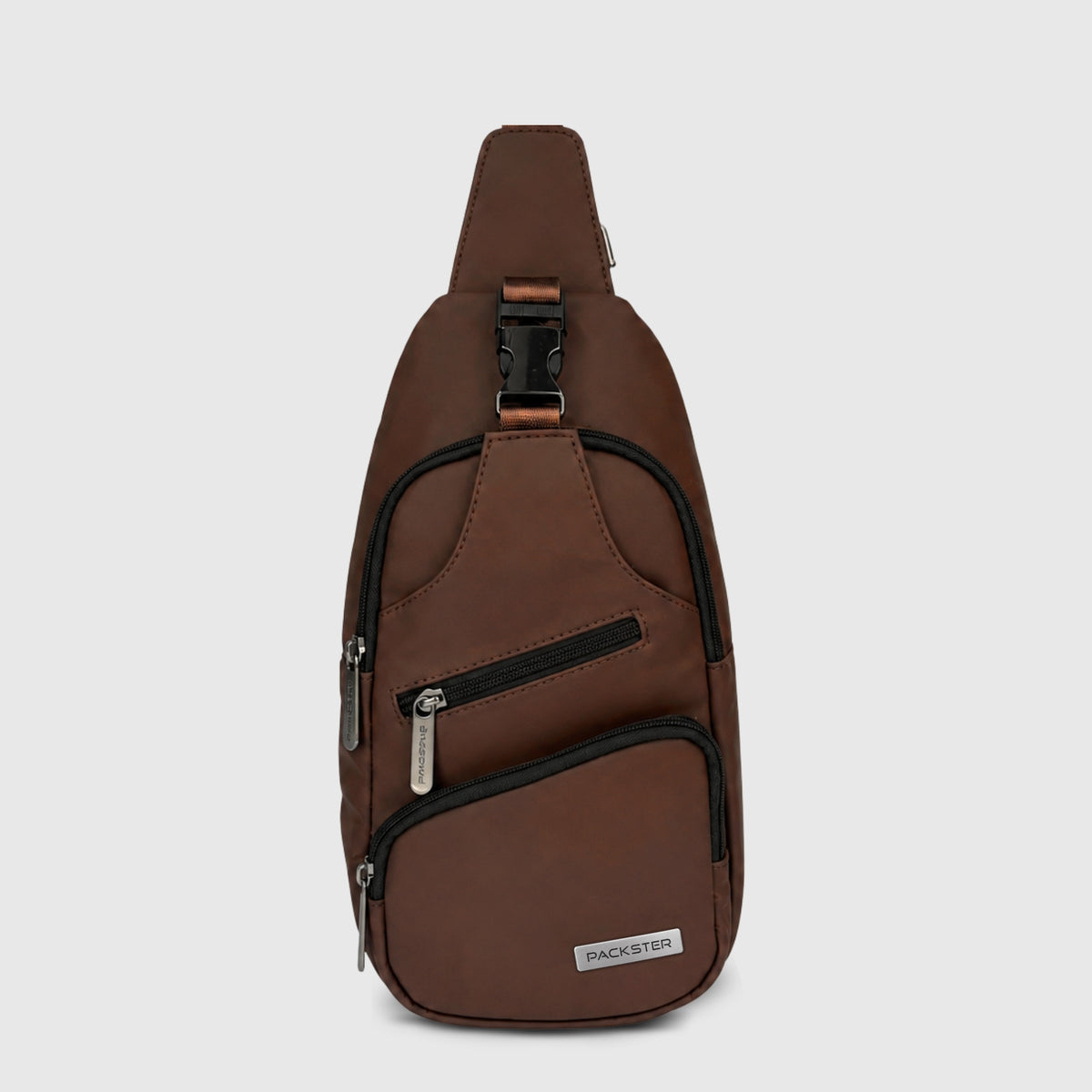 Dark Brown Chest Sling Bag